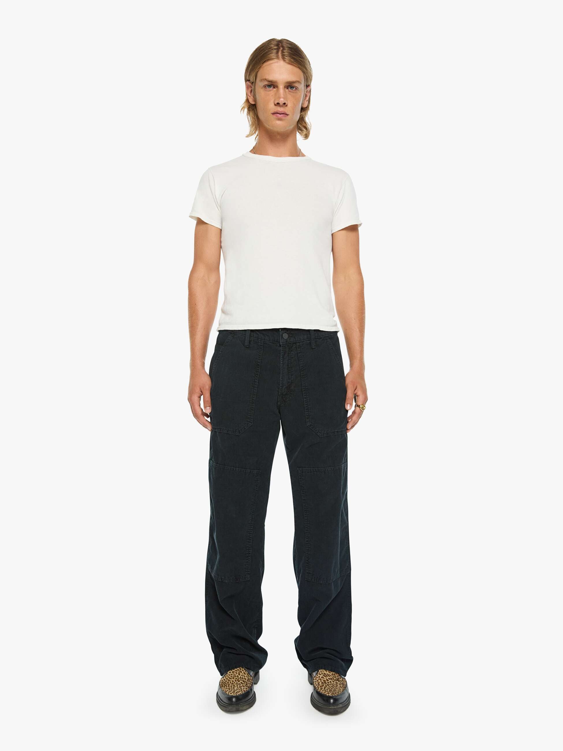 Mother Pants The Tool Box Hose Schwarz Cord 32