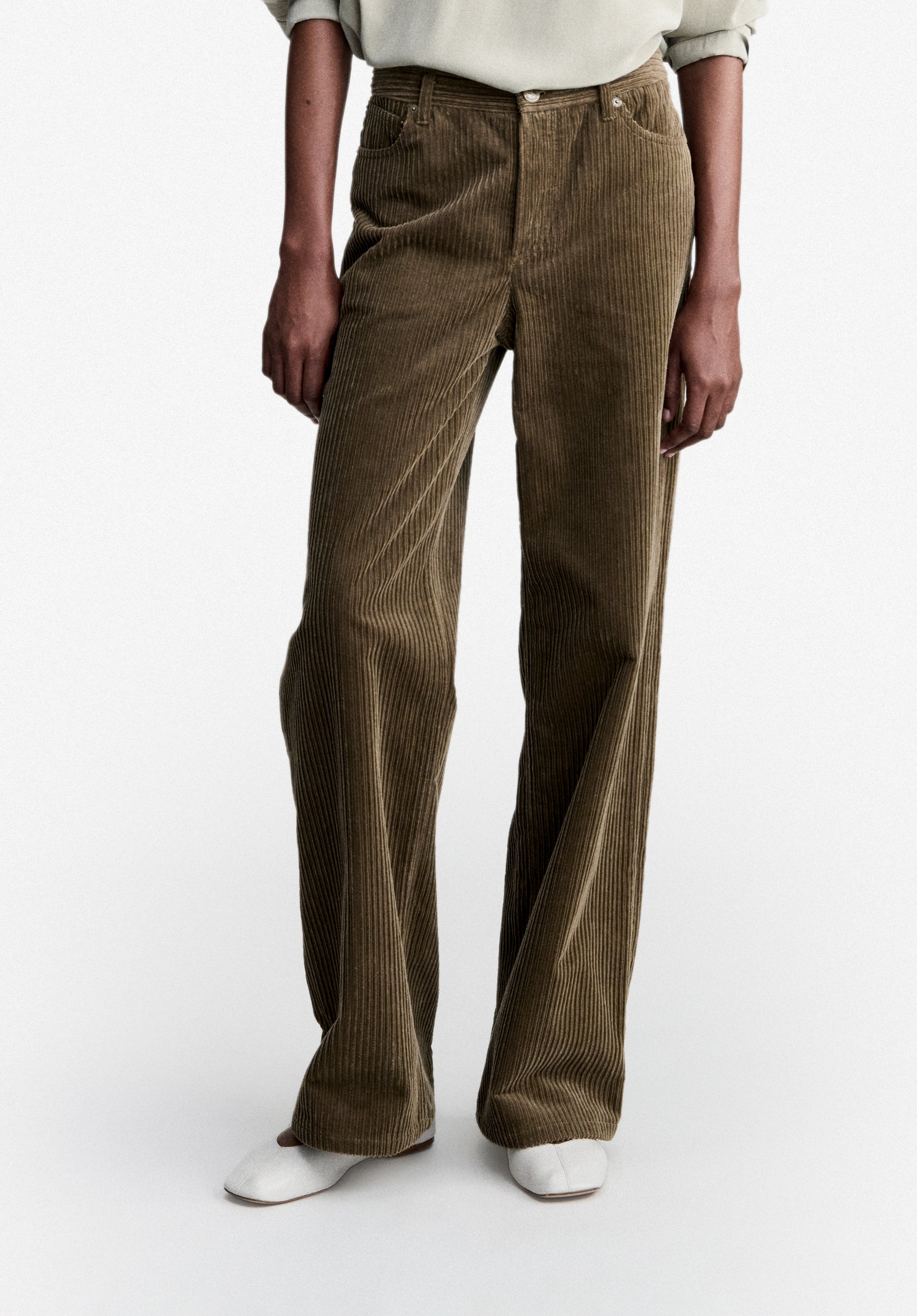 A.P.C. Jeans Elisabeth für Damen, weiter Schnitt mit Double Knee, mittelhoch