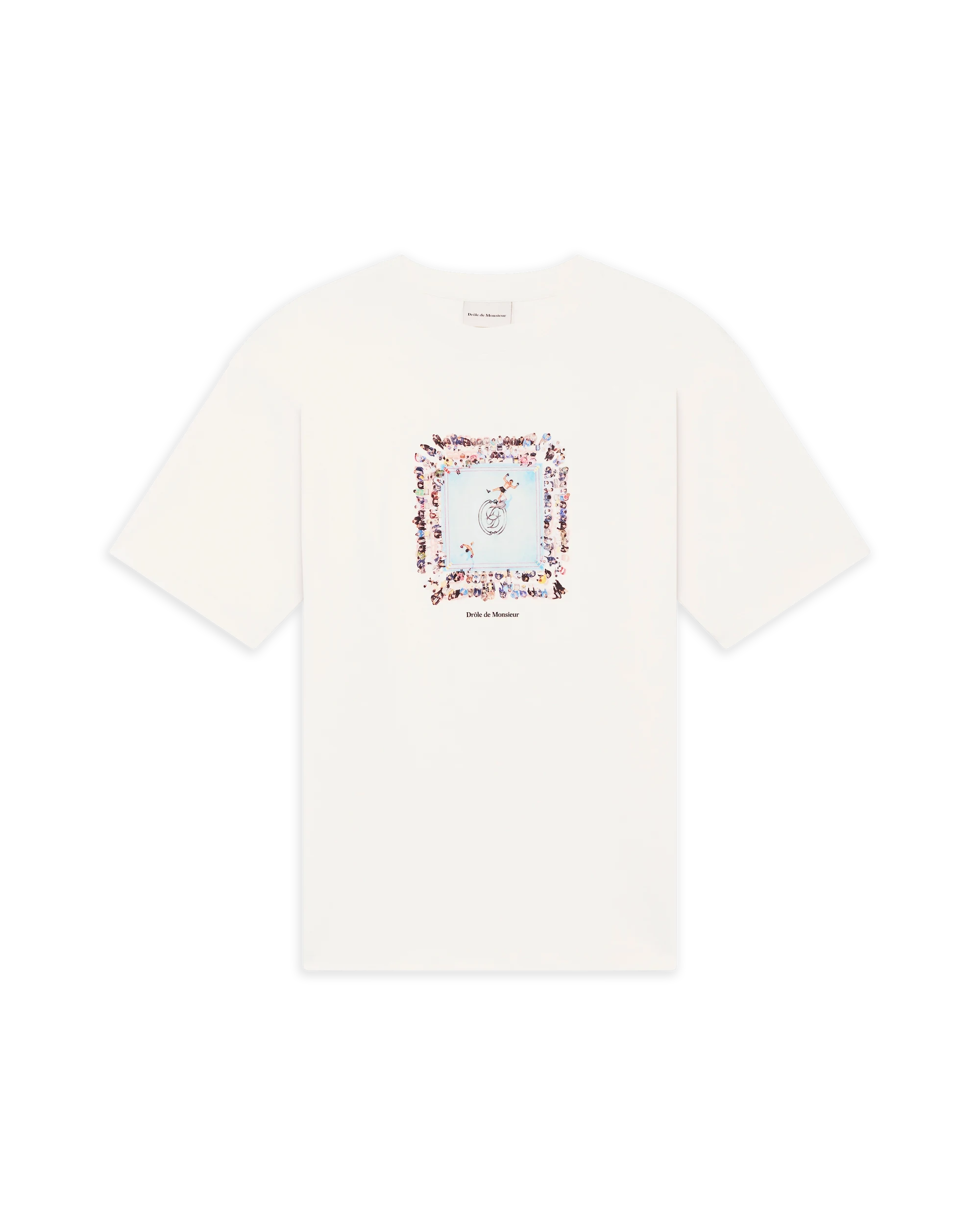 Drôle De Monsieur Boxers Ring Tee-Shirt T-Shirt Off White Baumwolle