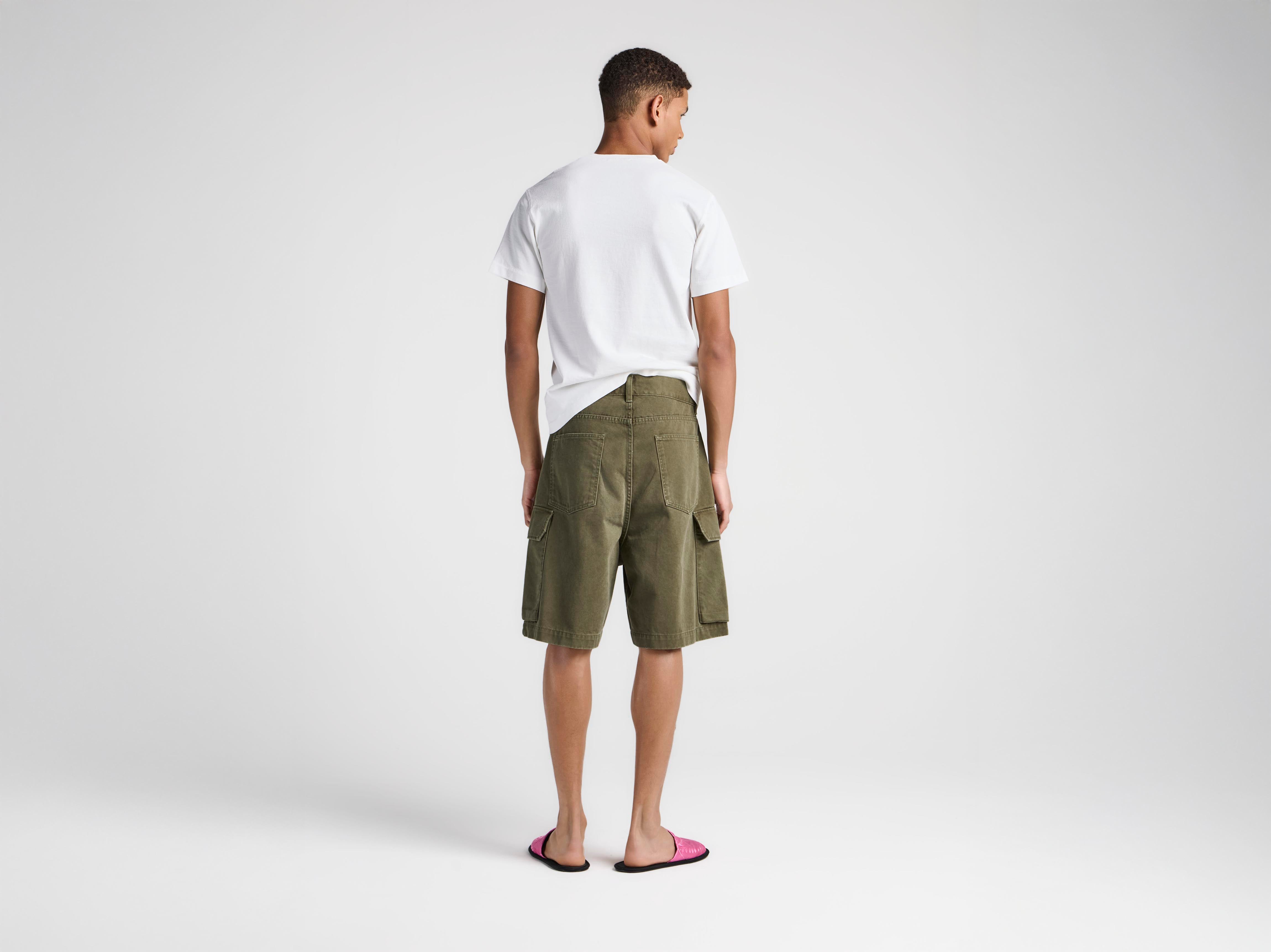 J.W. Anderson Porn T-Shirt Herren Weiß Grün Baumwolle