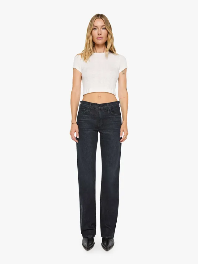 Mother The Reifler Straight Jeans Schwarz Superior