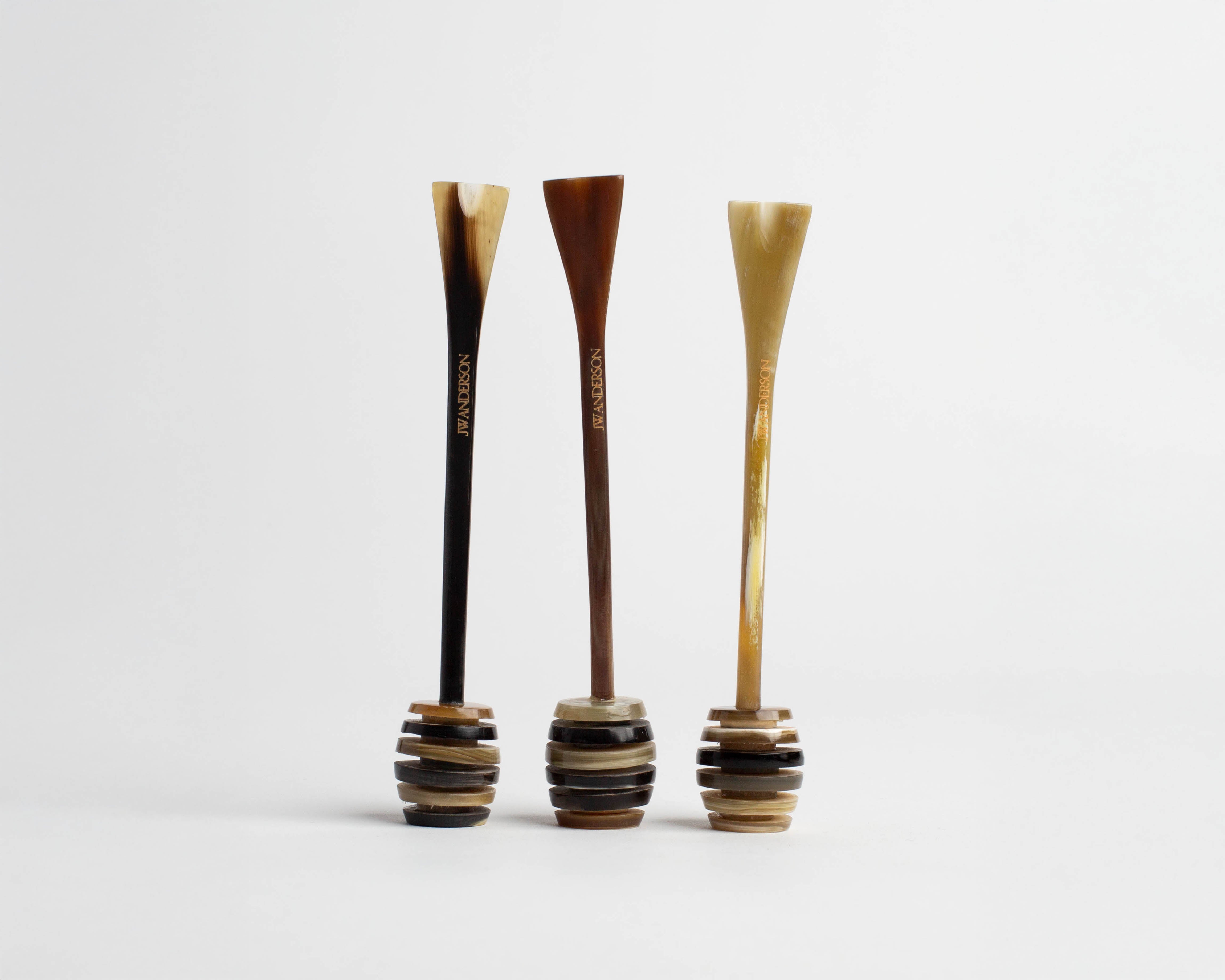 J.W.Anderson Honey Dipper Honiglöffel Naturhorn handgeschnitzt