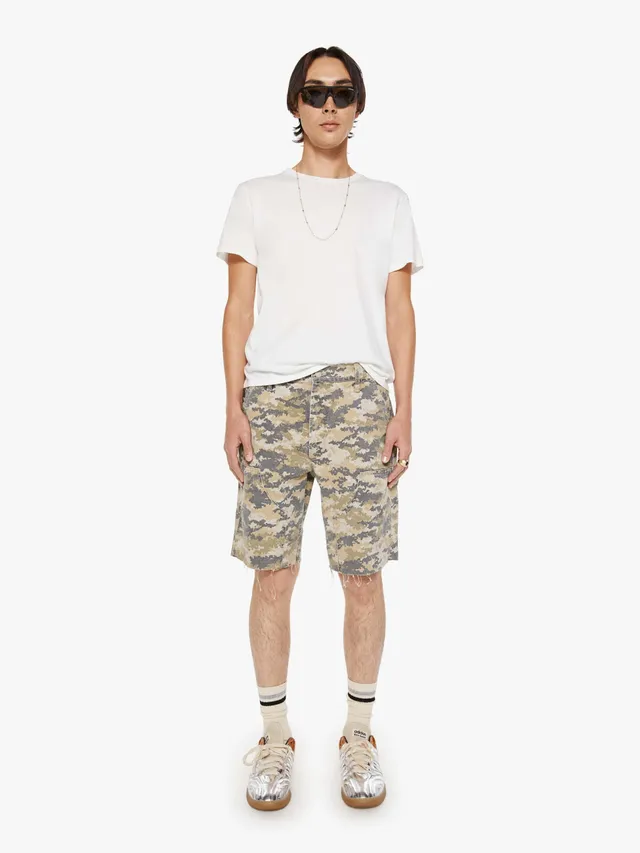 Mother Bee's Knees Short Fray Shorts Camo Herren
