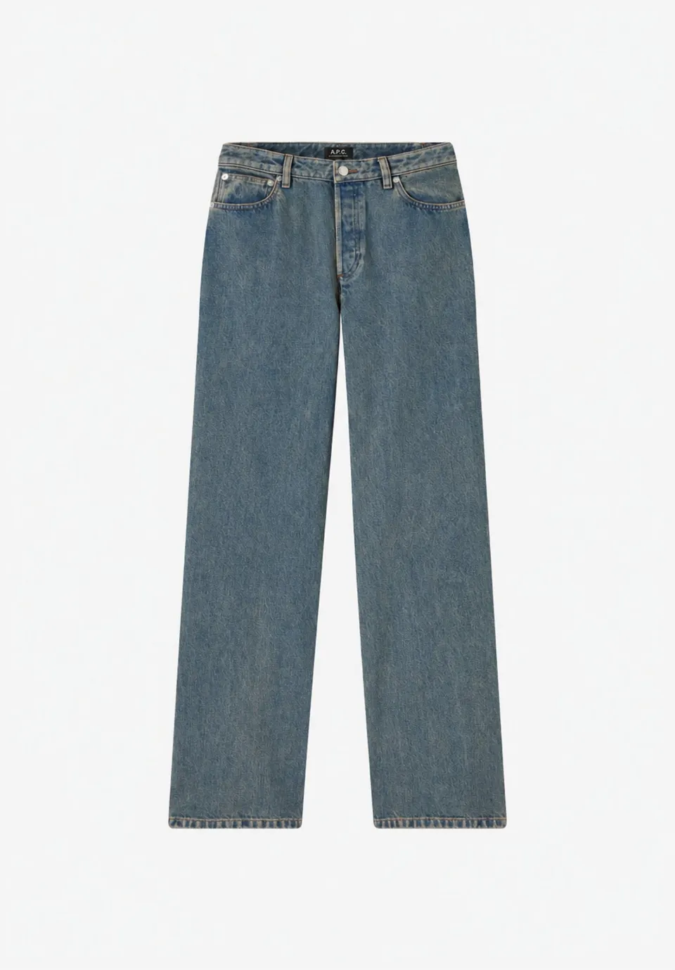 A.P.C. Elisabeth Jeans Denim hohe Taille 70er Schnitt