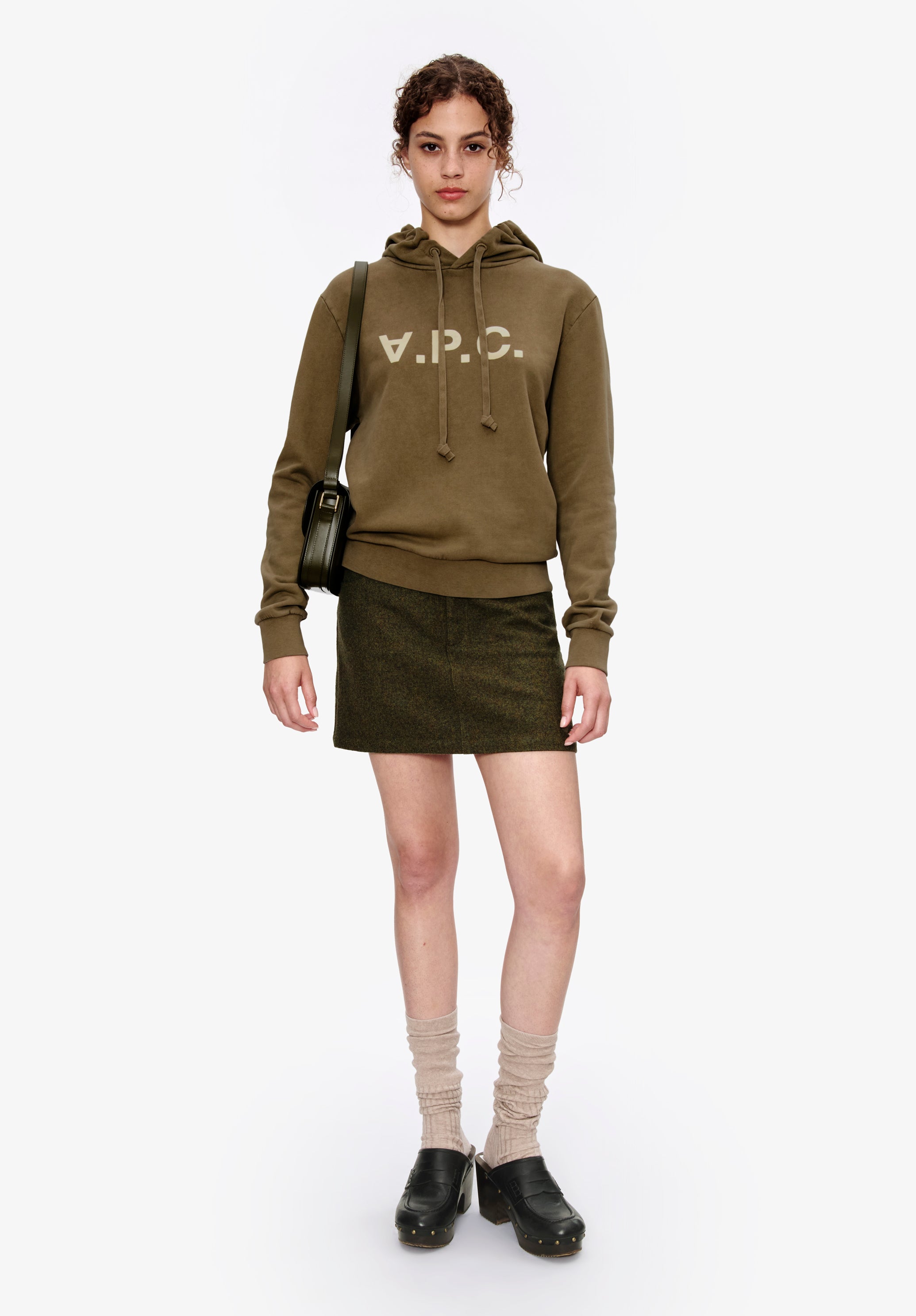 A.P.C. Standard-Hoodie VPC Hoodie grün 3XL Bio-Baumwolle