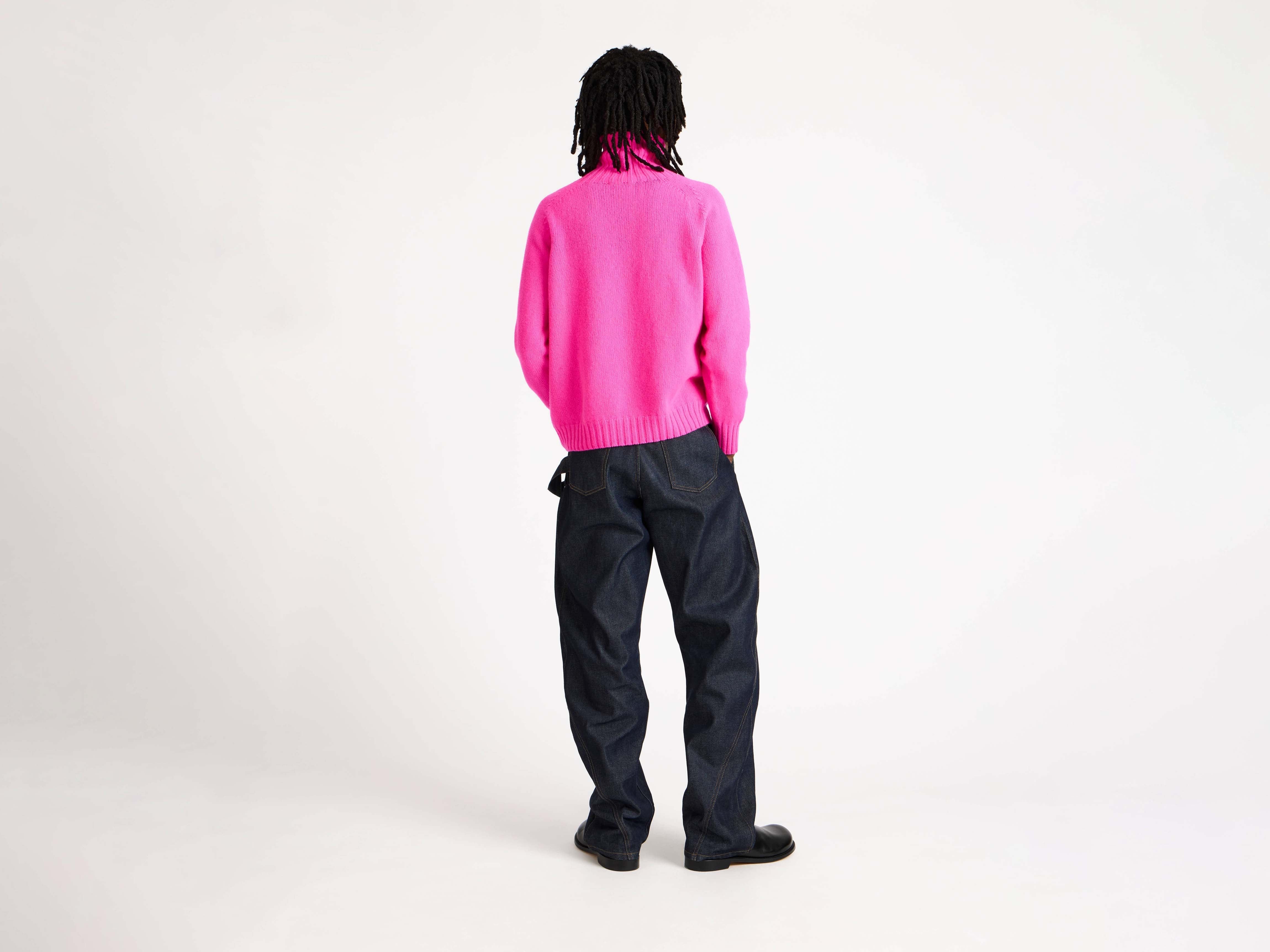 J.W.Anderson Turtleneck Jumper Rollkragenpullover Neon Pink