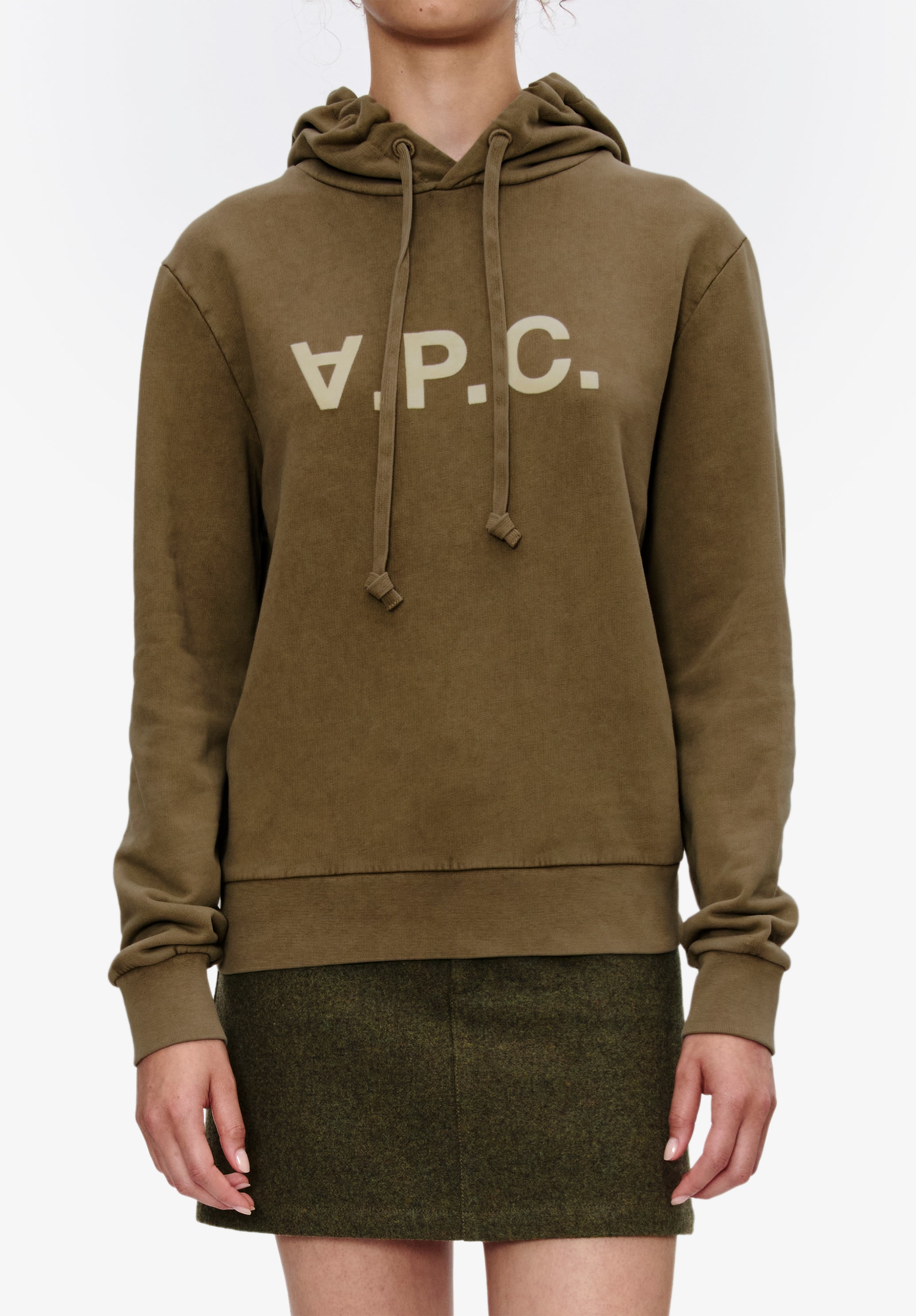 A.P.C. Standard-Hoodie VPC Hoodie grün 3XL Bio-Baumwolle