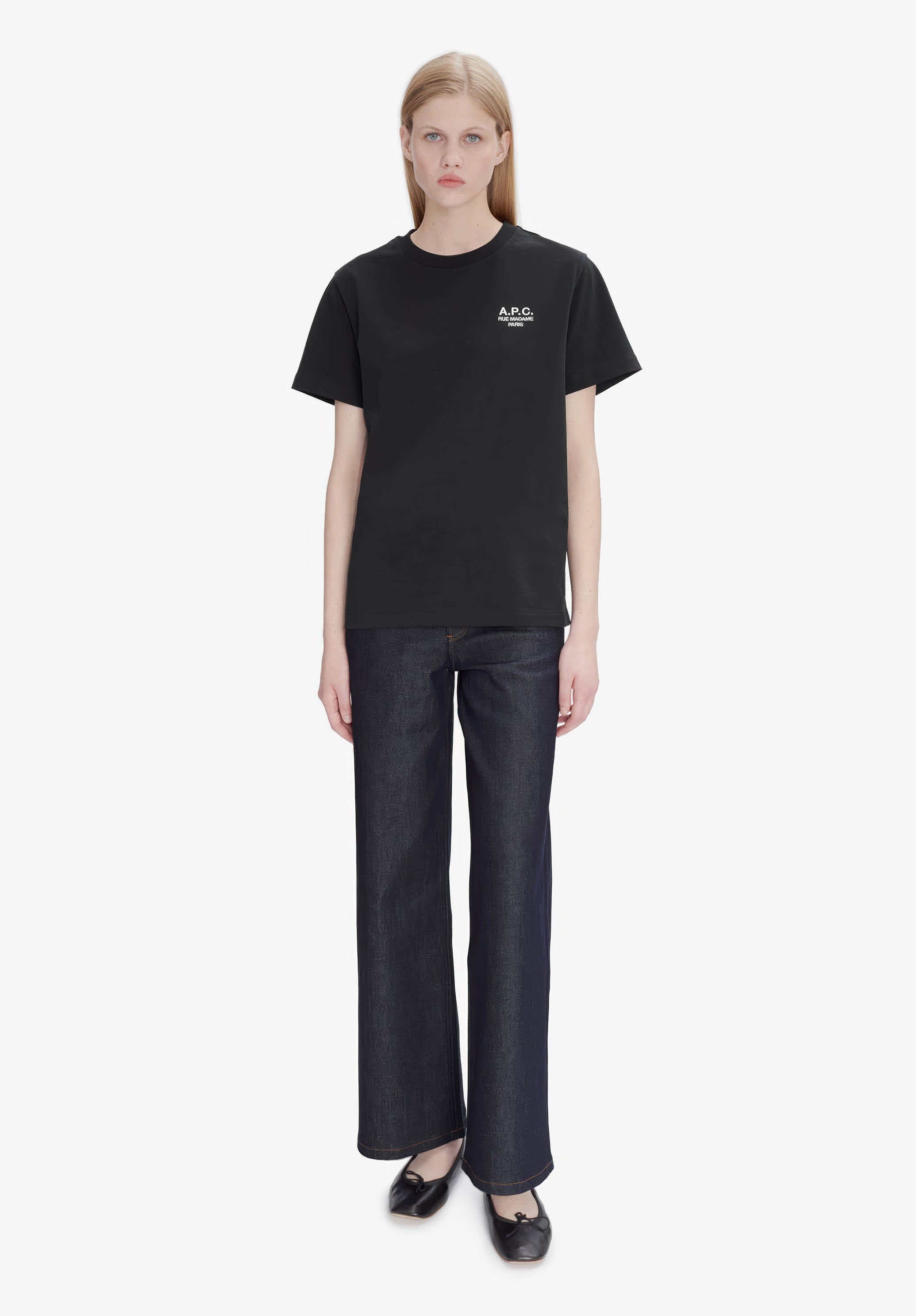 A.P.C. Elisabeth Jeans Damen High-Waist 70er Raw-Denim
