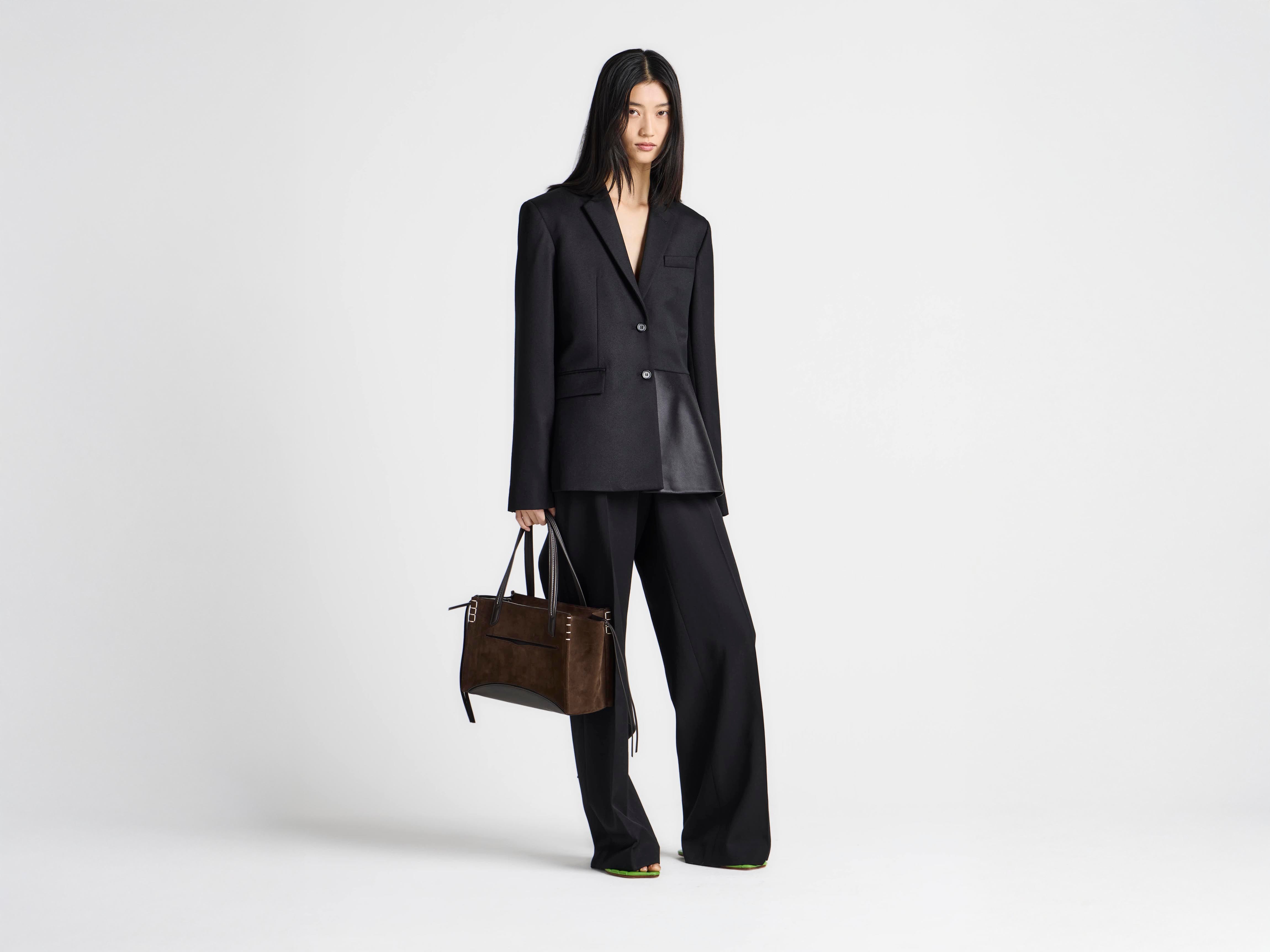 J.W.Anderson Blazer Damen Schwarz Wolle Wrap