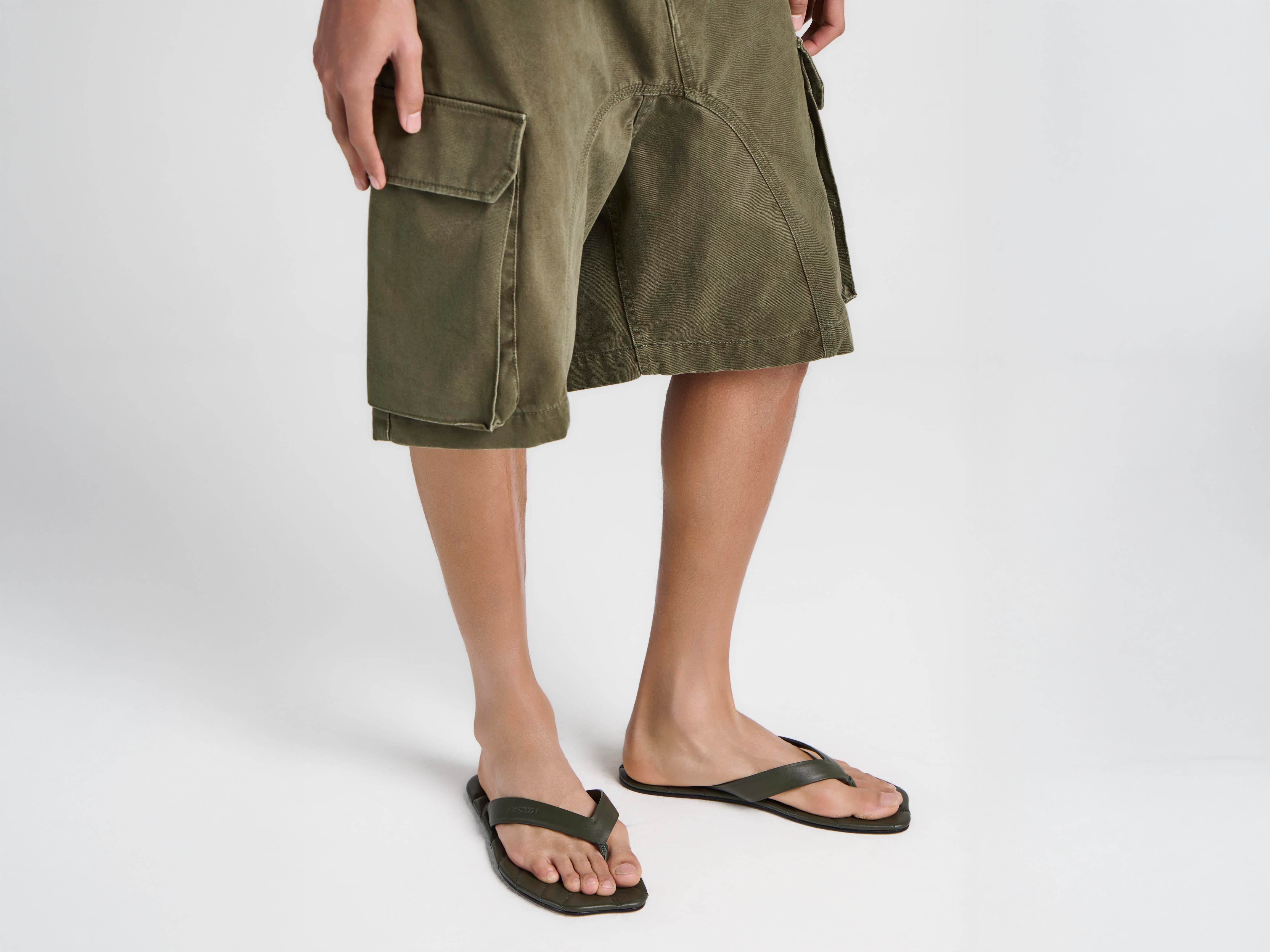 J.W.Anderson Leaf Slides Ledersandalen Herren SL0016LA0232