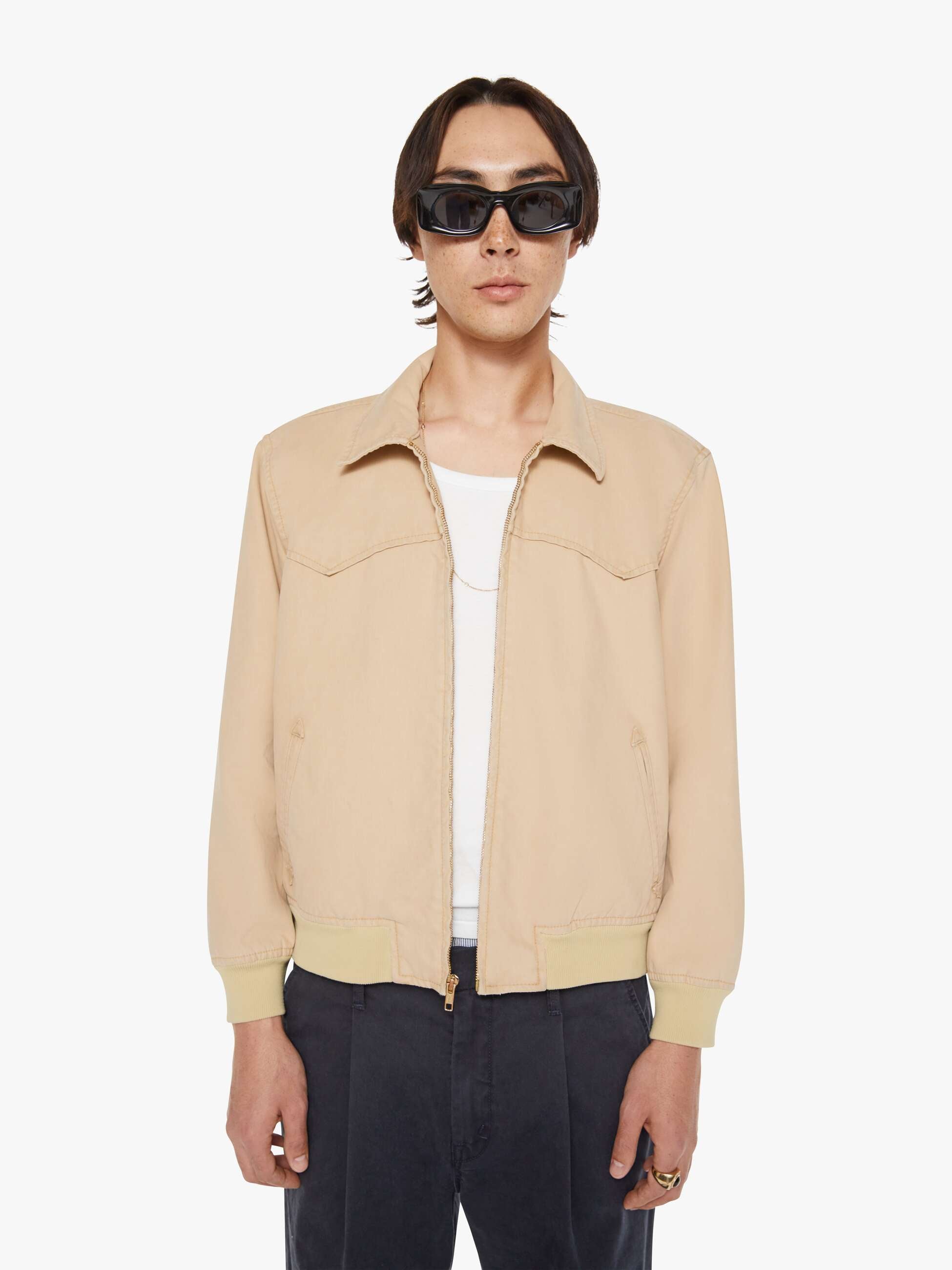 Mother Jackets The Drizzle Jacke Take a Rain Check Khaki