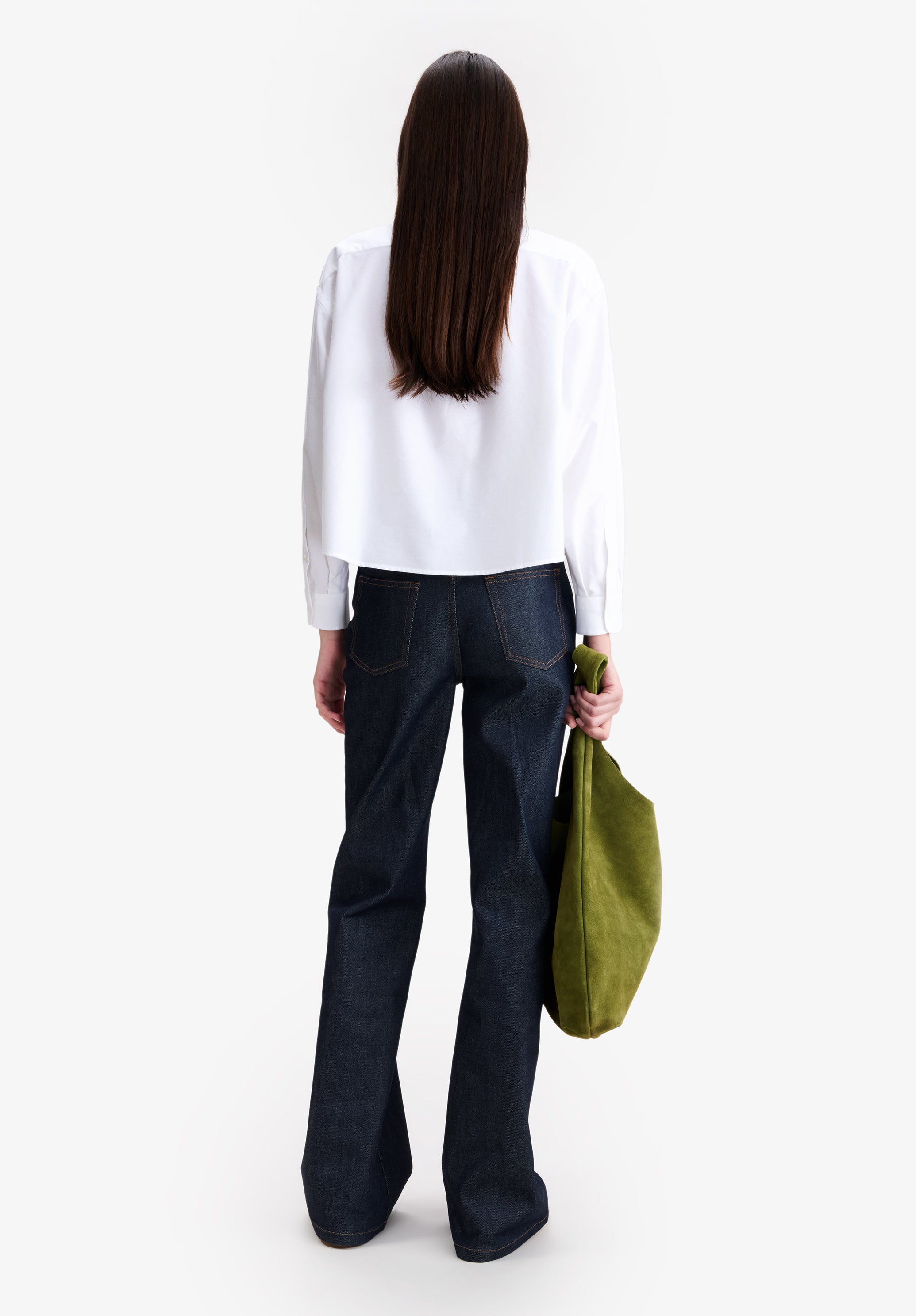 A.P.C. Shirts Overshirts Oxford Hemd weiss Bio-Baumwolle