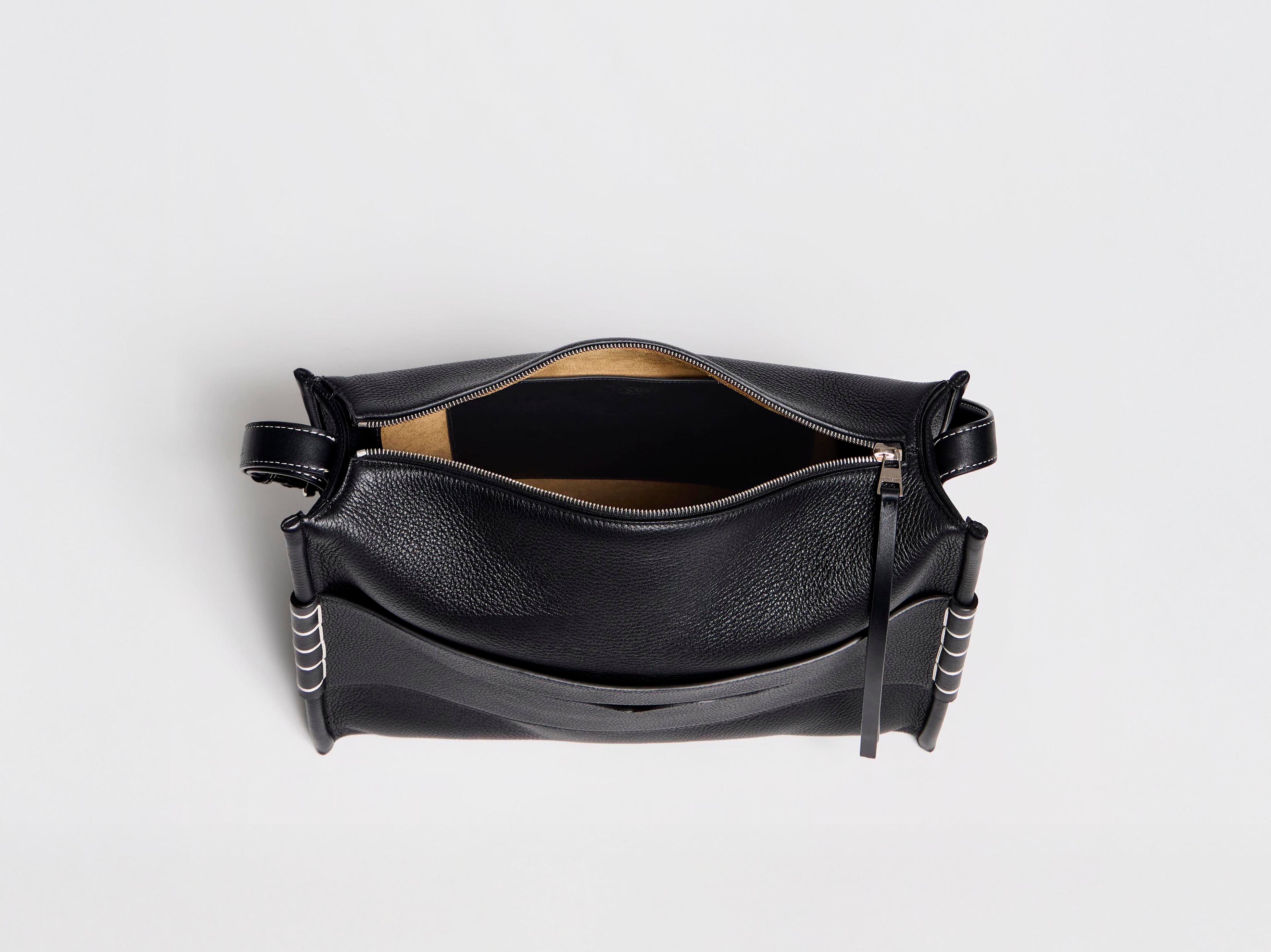 J.W.Anderson Messenger Loafer Bag Tasche Schwarz Leder Crossbody