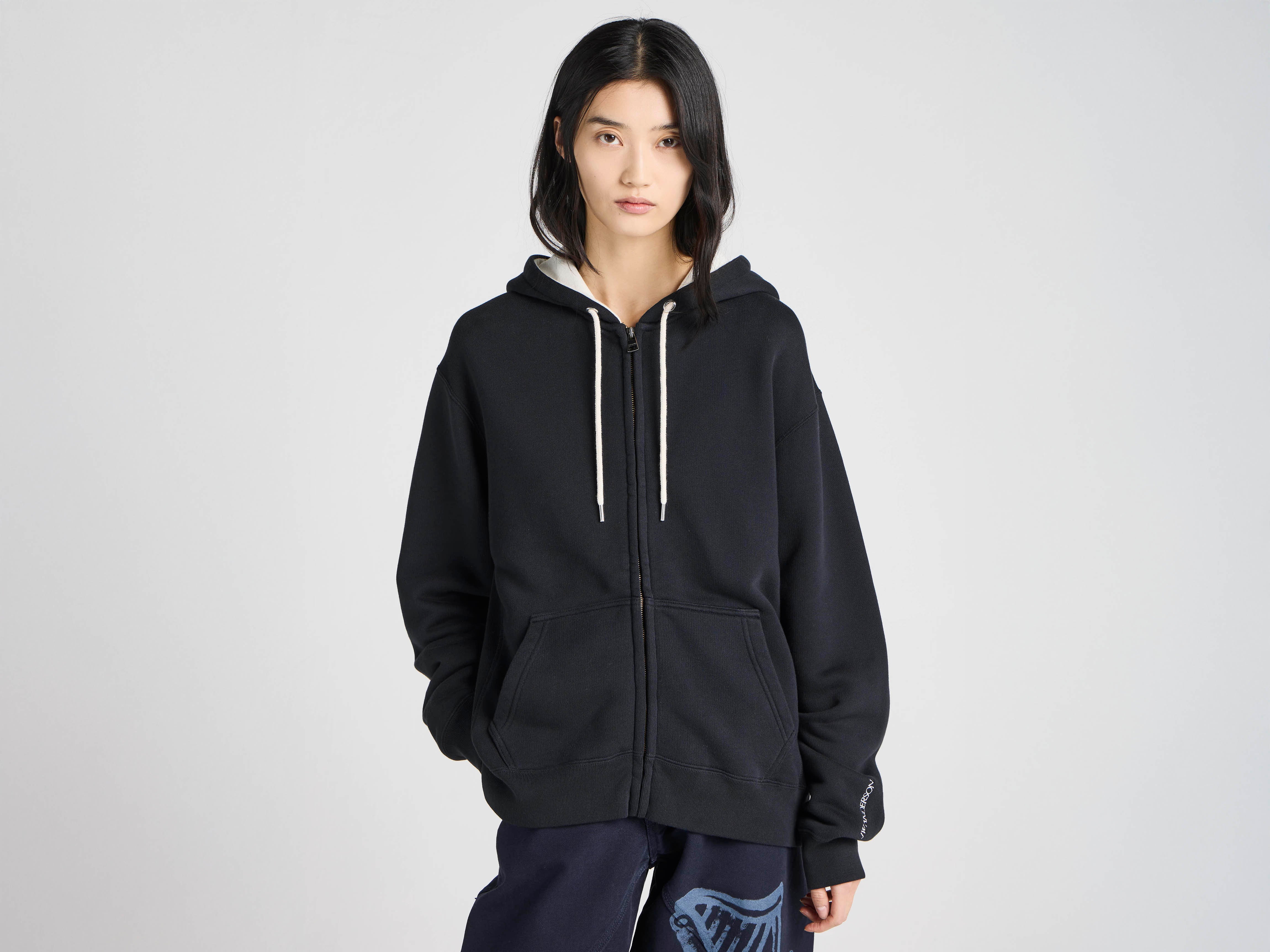 J.W. Anderson x Guinness Hoodie Kapuzenpullover Washed Black