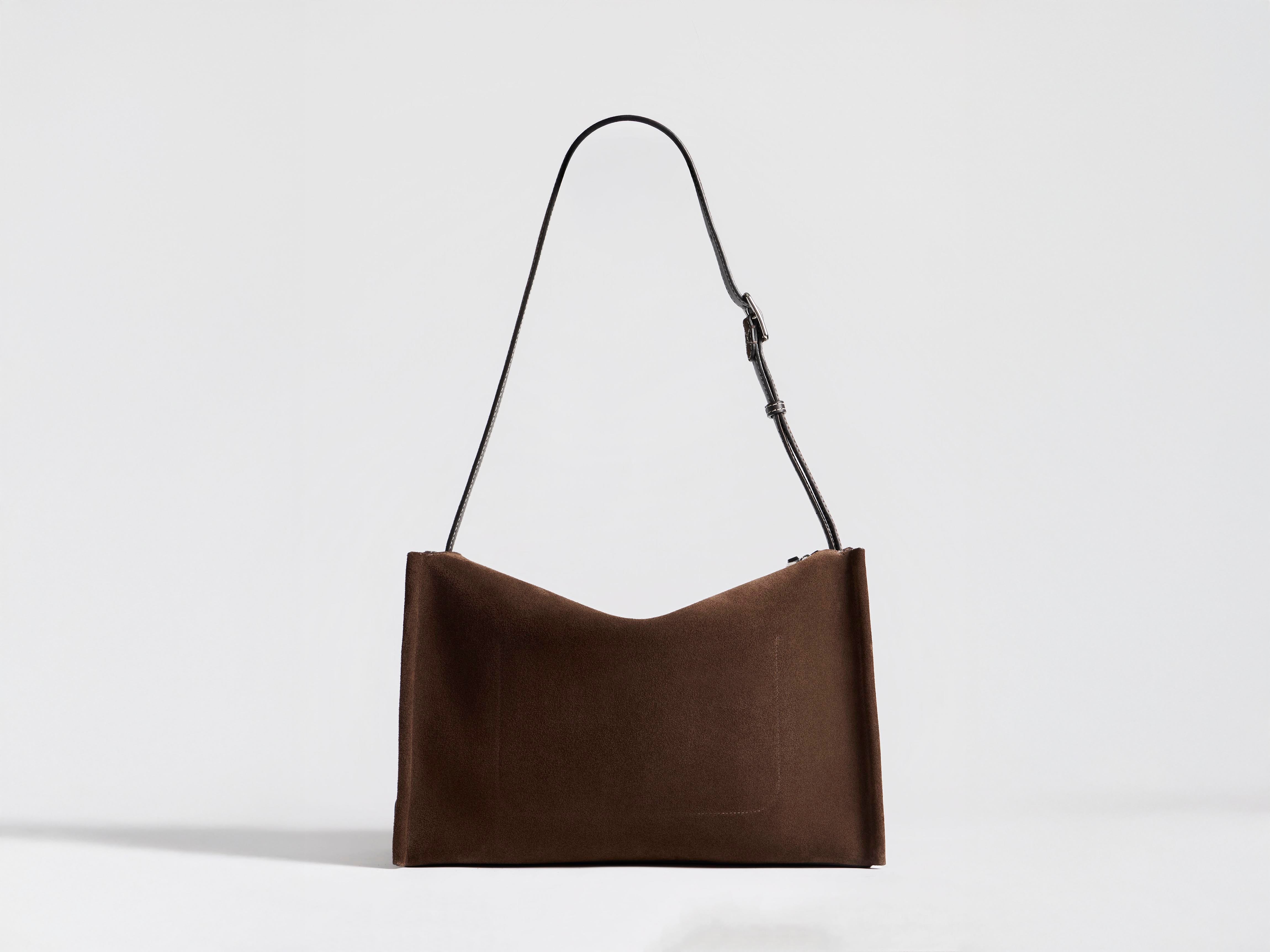 J.W.Anderson Bags Messenger Loafer Bag Tasche Braun Suede