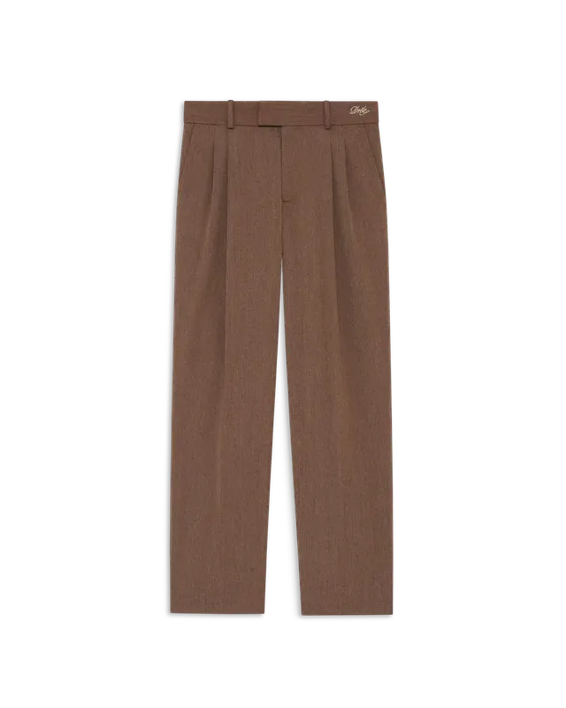 Drôle De Monsieur Pantalon Golfeur Hose Braun Wolle