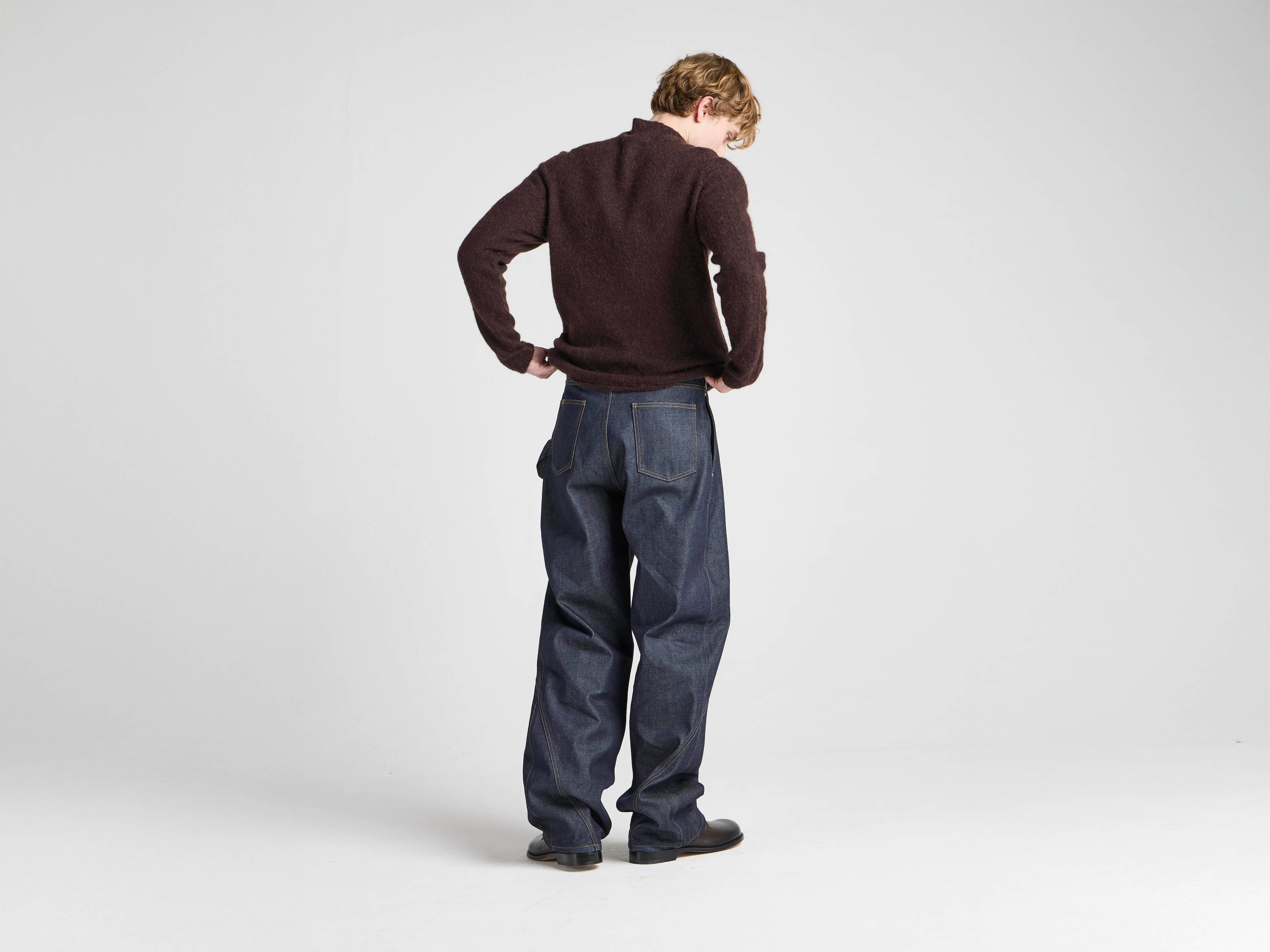 J.W.Anderson Guinness Harp Jumper Braun Alpaka Unisex