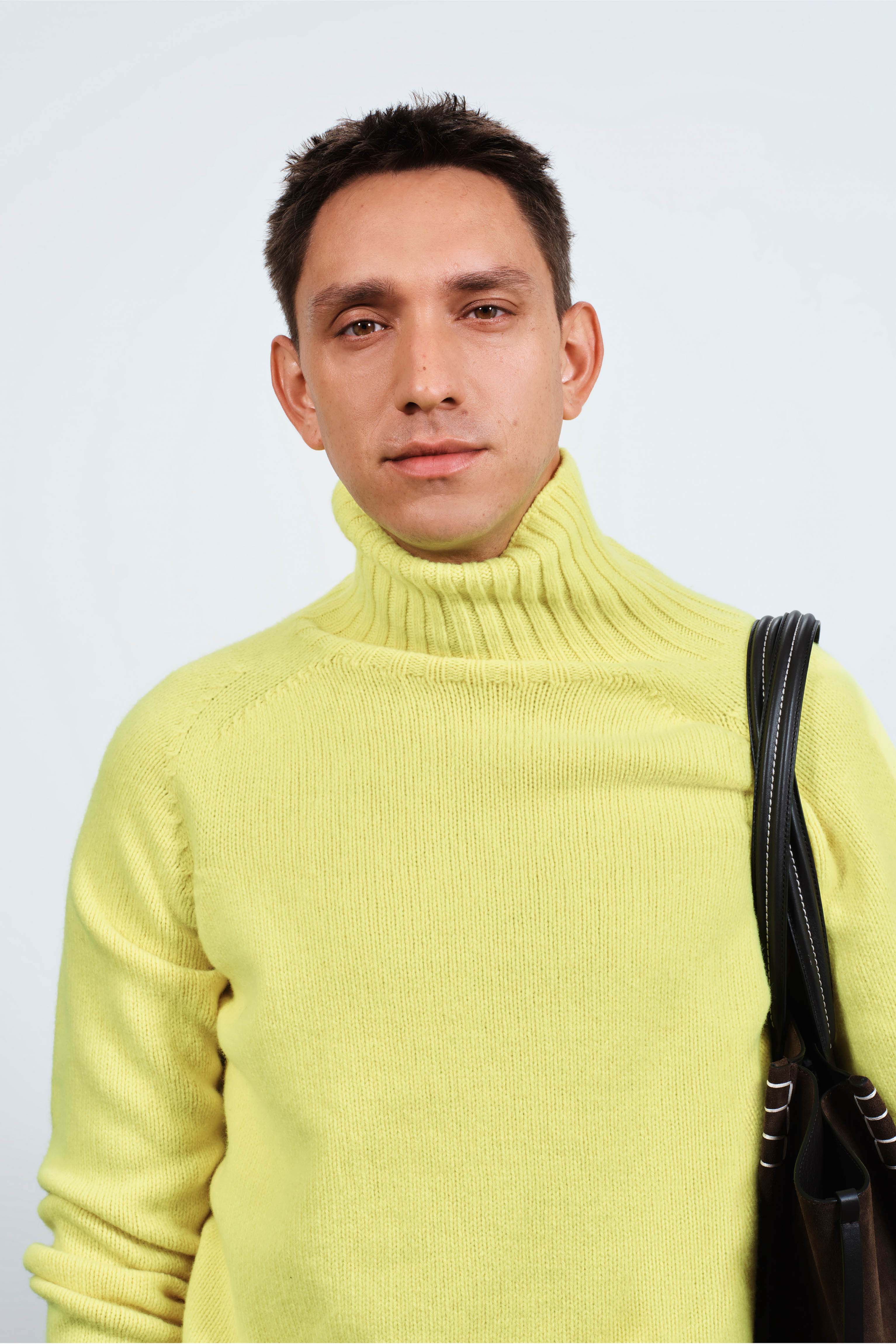 J.W.Anderson Turtleneck Jumper Rollkragenpullover Neon Yellow