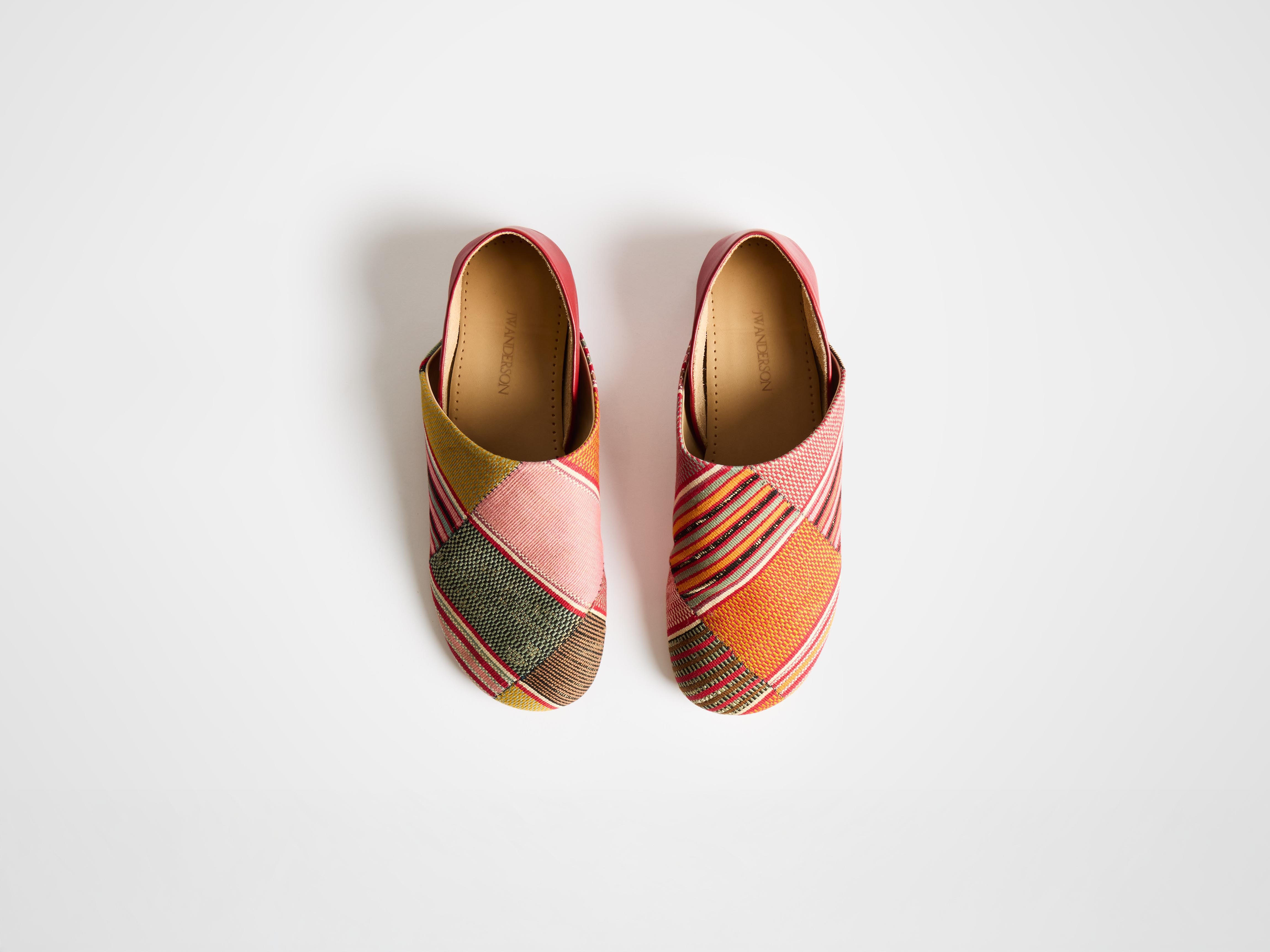 J.W.Anderson Slipper Mules Herren rot multi Jacquard