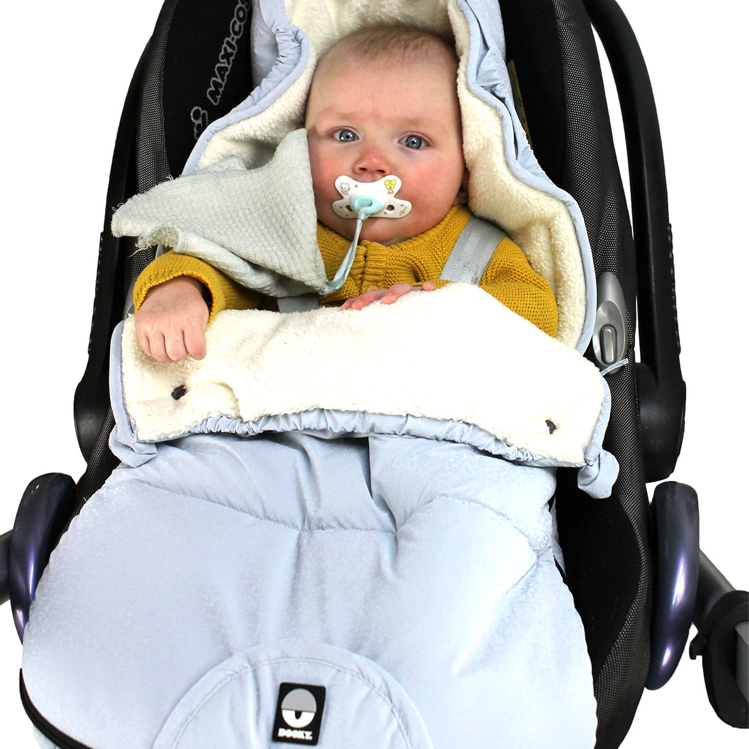 Dooky Fußsack Blue Mountain 0-9 Monate Sherpa-Fleece