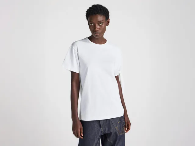 J.W.Anderson Shirts Knotted Sleeve T-Shirt Damen weiß