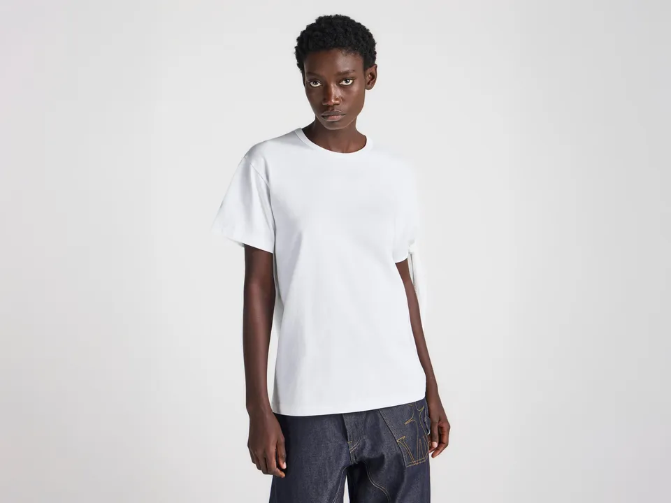 J.W.Anderson Shirts Knotted Sleeve T-Shirt Damen weiß