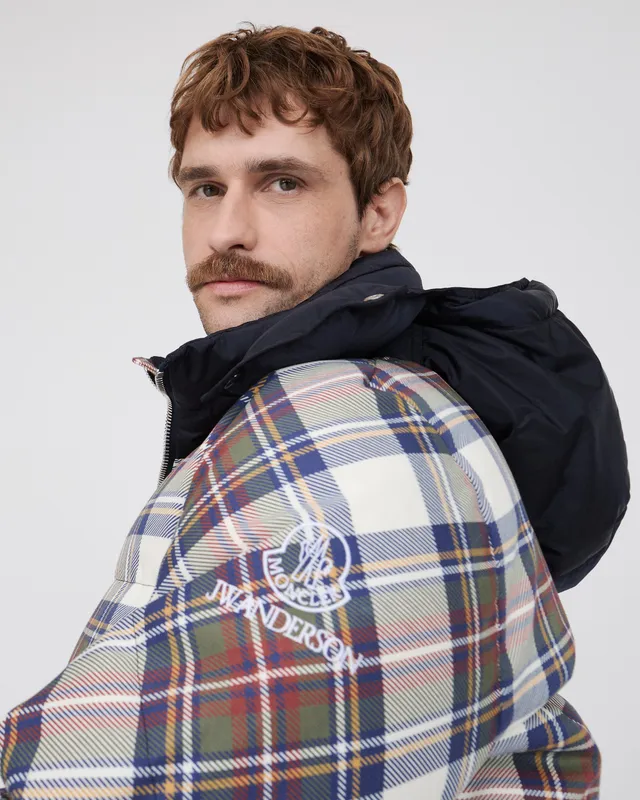 J.W.Anderson x Moncler Plaid Pufferjacke Herren Multi