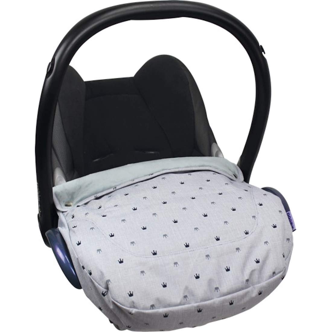 Dooky Cosy Top Crowns Fußsack Babyschale 0+ Universal