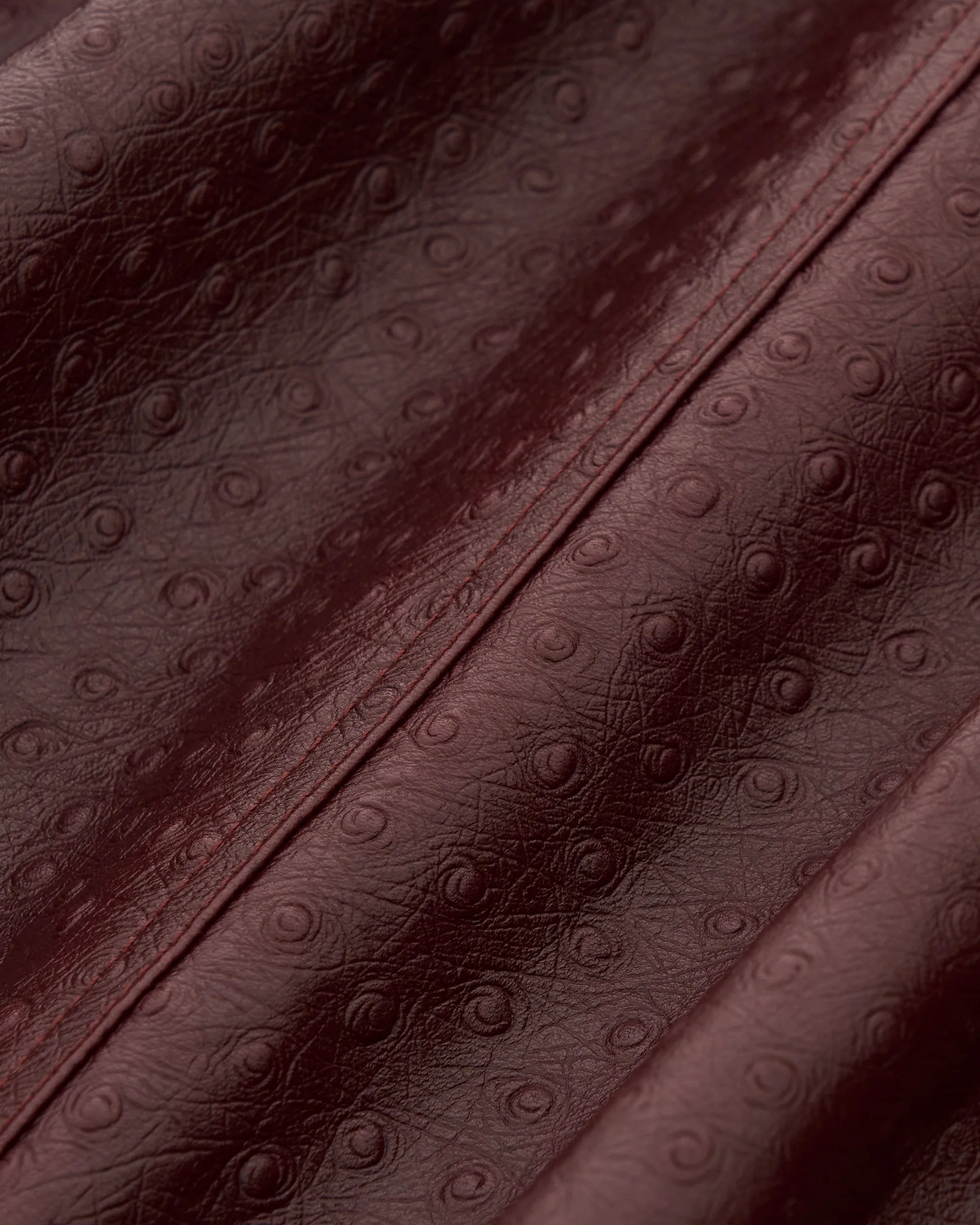 Drôle De Monsieur La Veste Cuir Lederjacke burgundy Echtleder