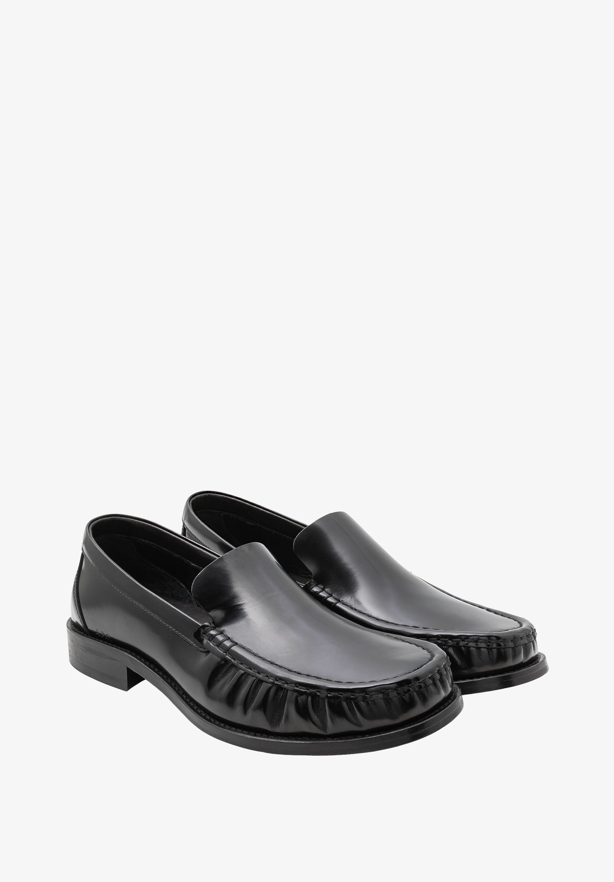 A.P.C. Mokassins Leder Eckig Gr. 40-45