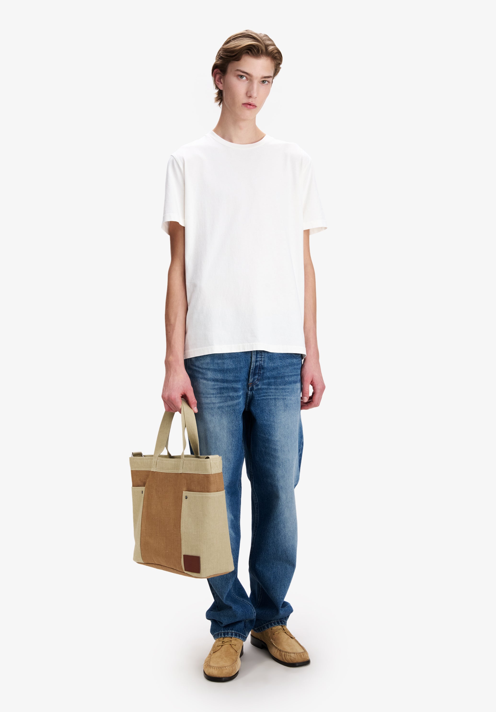 A.P.C. Herbst 26 T-Shirt cremeweiß Bio M