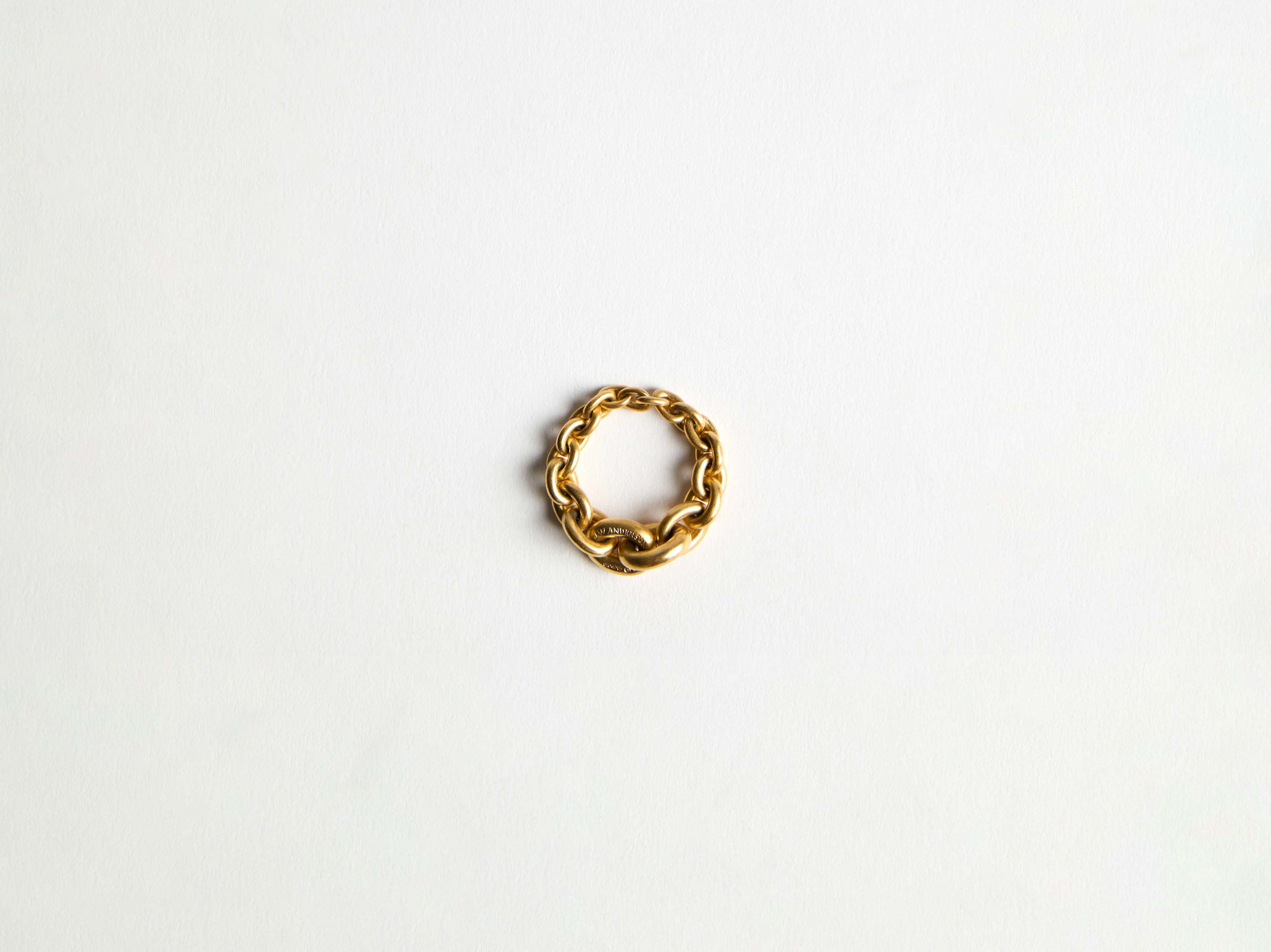 J.W.Anderson Fine Jewellery Chain-Link Ring Goldring Gelbgold