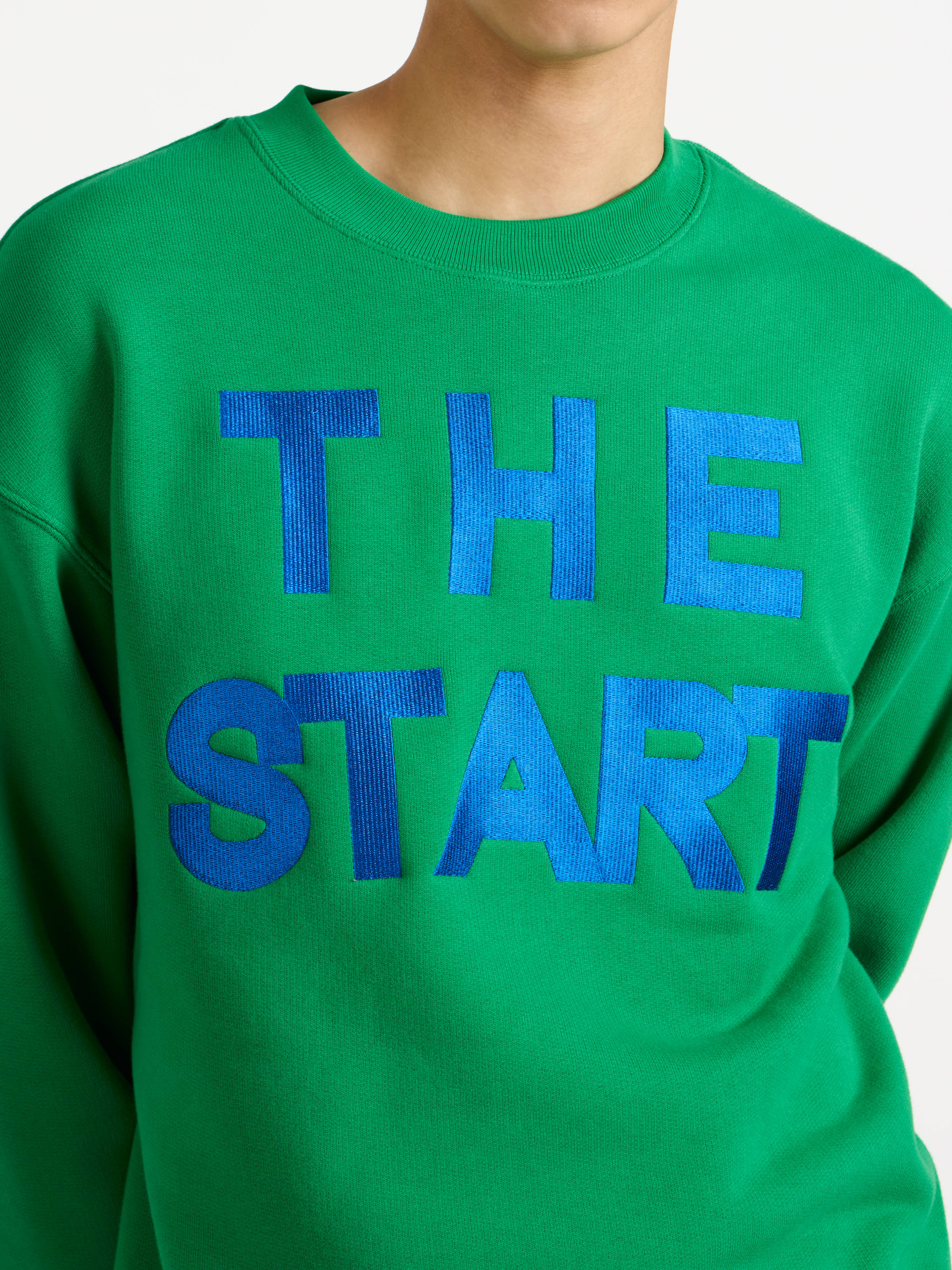 J.W.Anderson The Start Sweatshirt Pullover Hellgrün