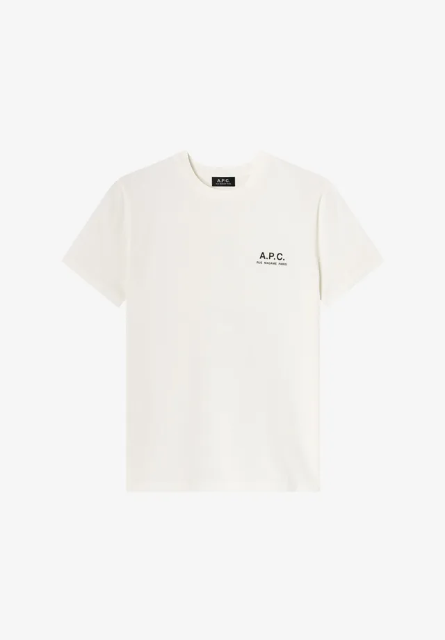 A.P.C. Rue Madame T-Shirt cremeweiß Bio-Baumwolle