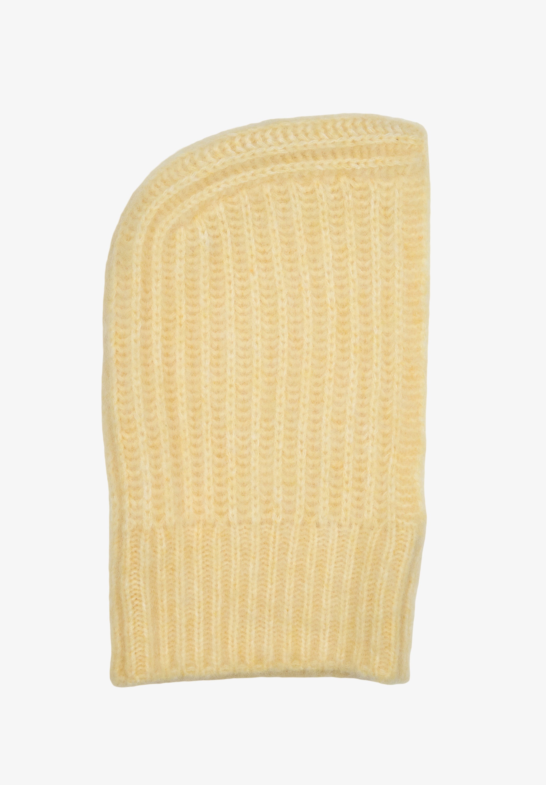 A.P.C. Sturmhaube Alpaka-Wollmischung Balaclava T1 Rippenstrick