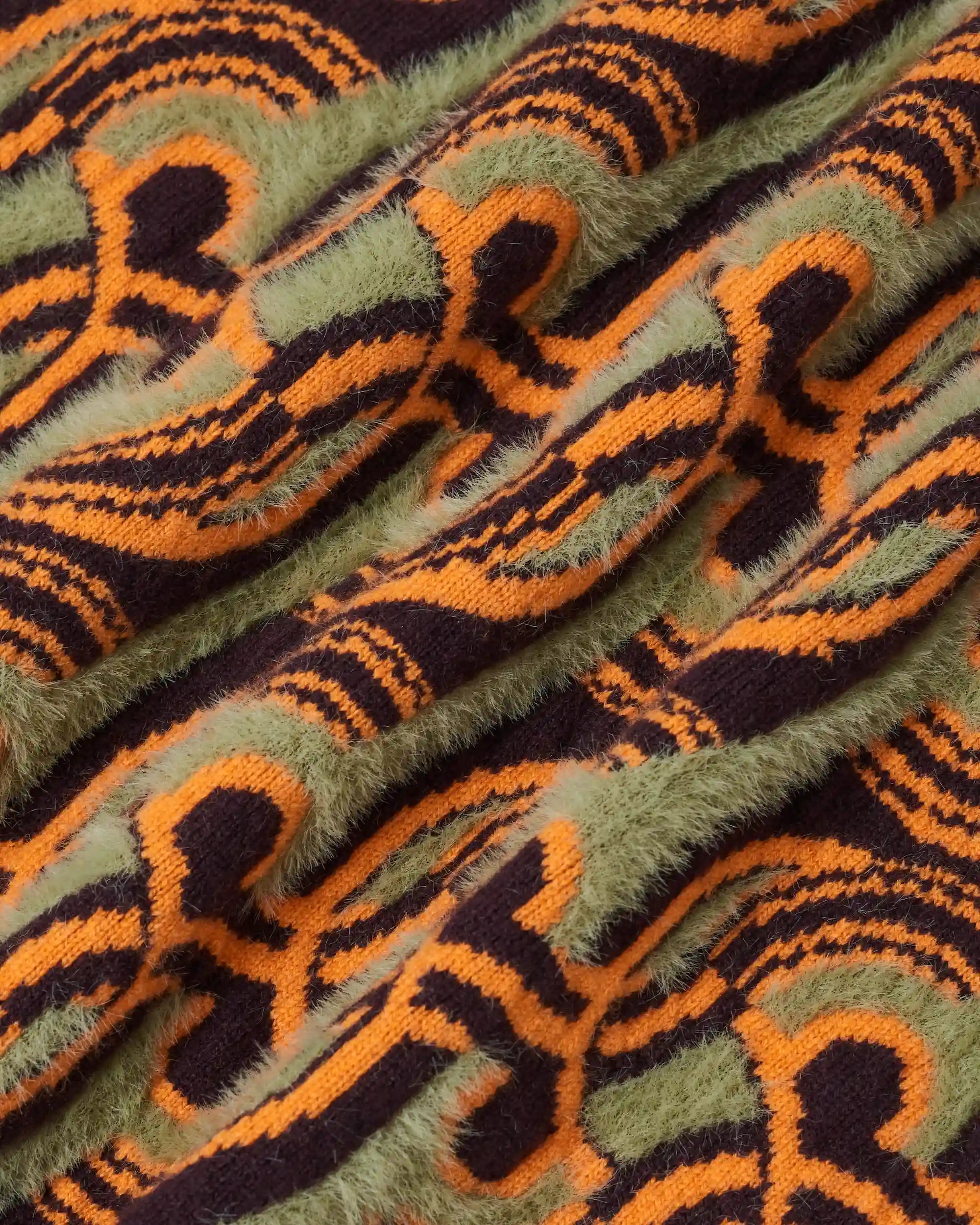 Drôle De Monsieur D Mirror Abstrait Cardigan khaki Strick