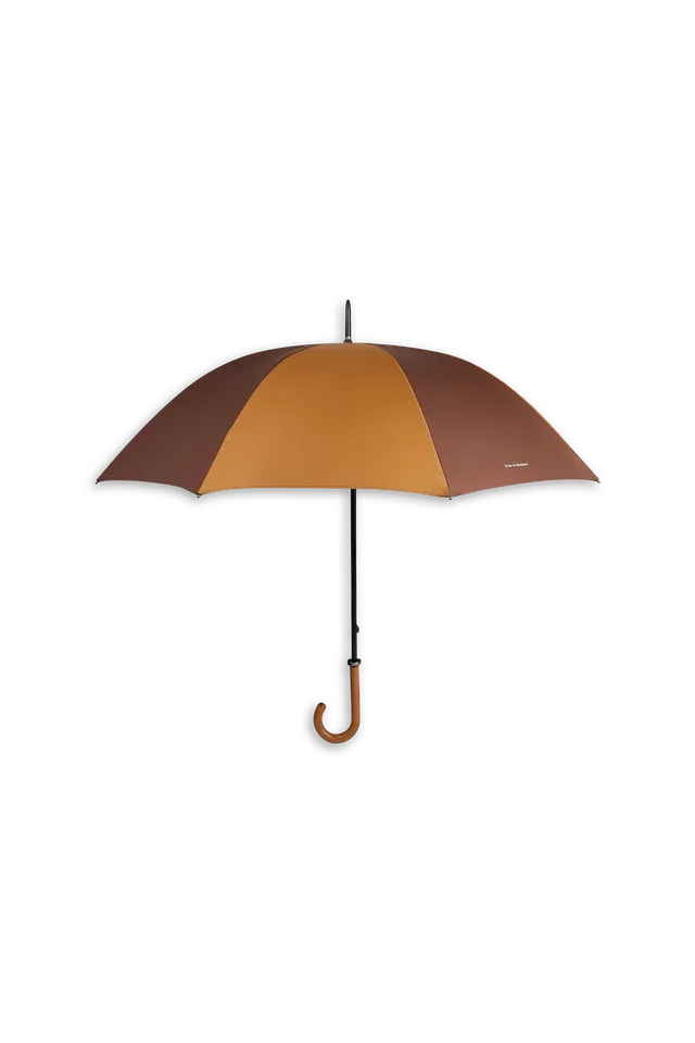 Drôle De Monsieur Le Parapluie Regenschirm Bicolor Holzgriff