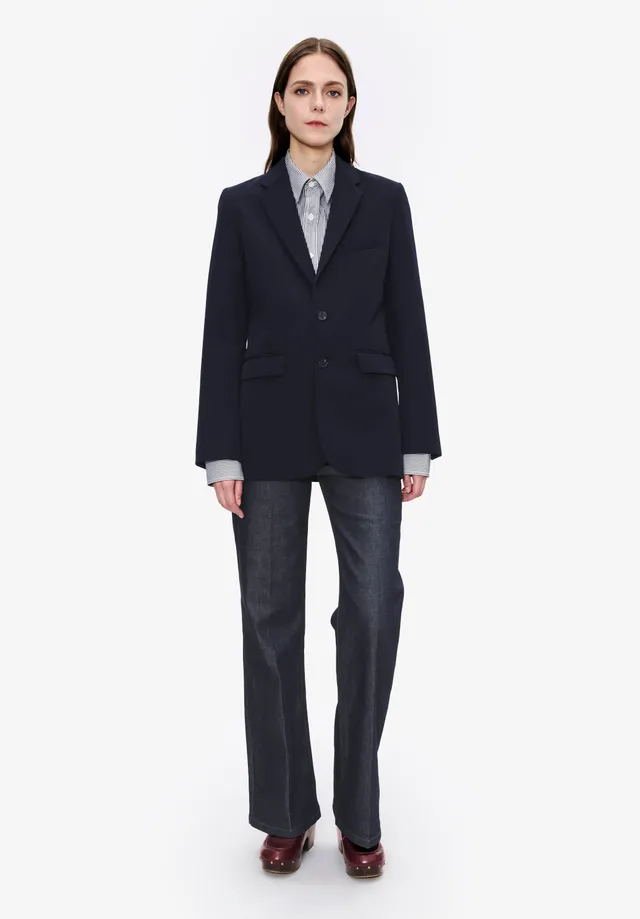 A.P.C. Annie Jacke Gerade 38 Viskosefutter Revers