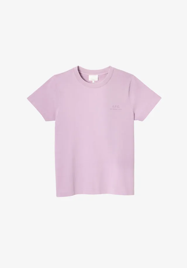 A.P.C. Rue Madame T-Shirt Rosa Bio-Baumwolle L