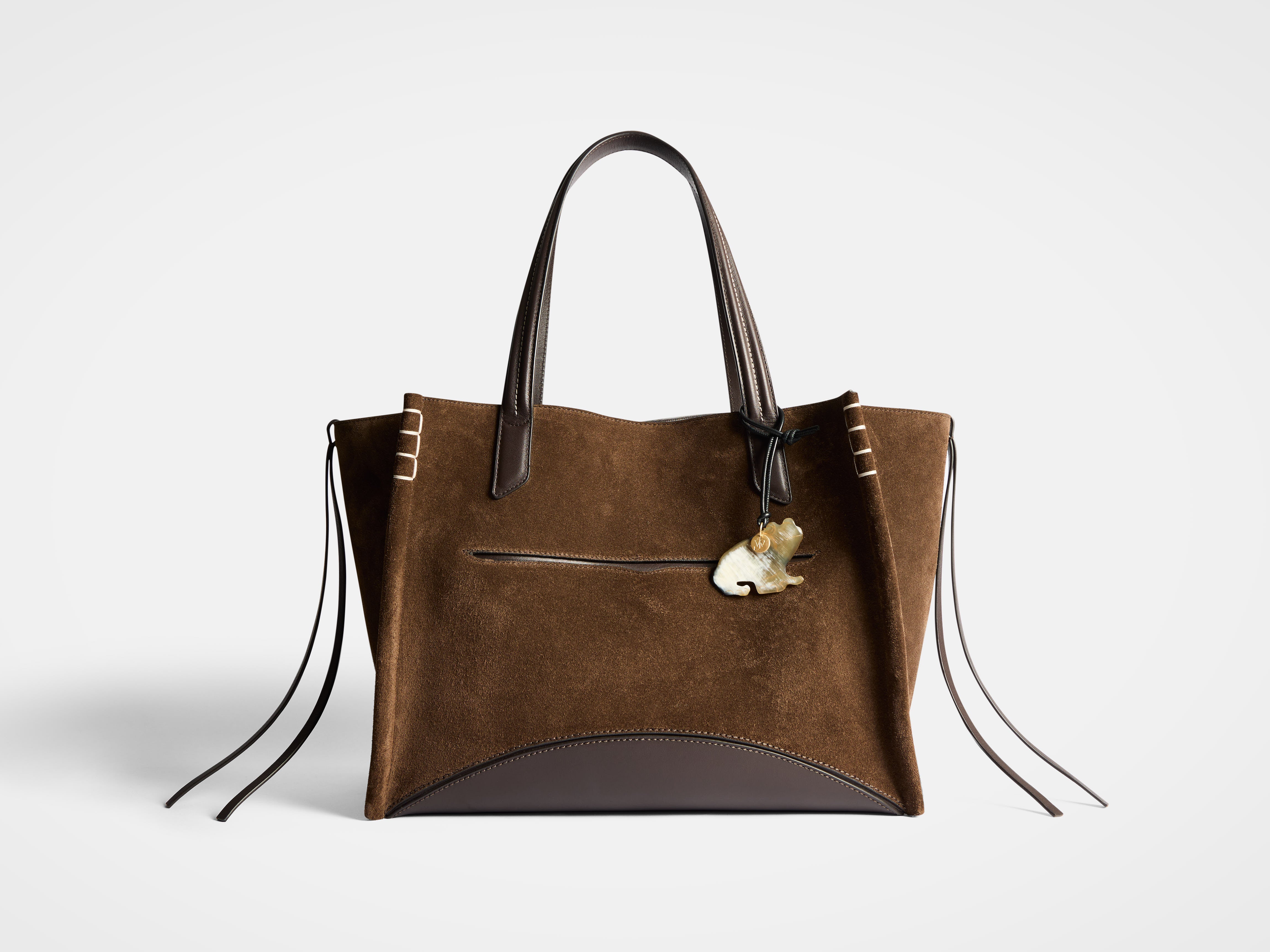 J.W.Anderson Horn Frosch Taschenanhänger Charm Gold