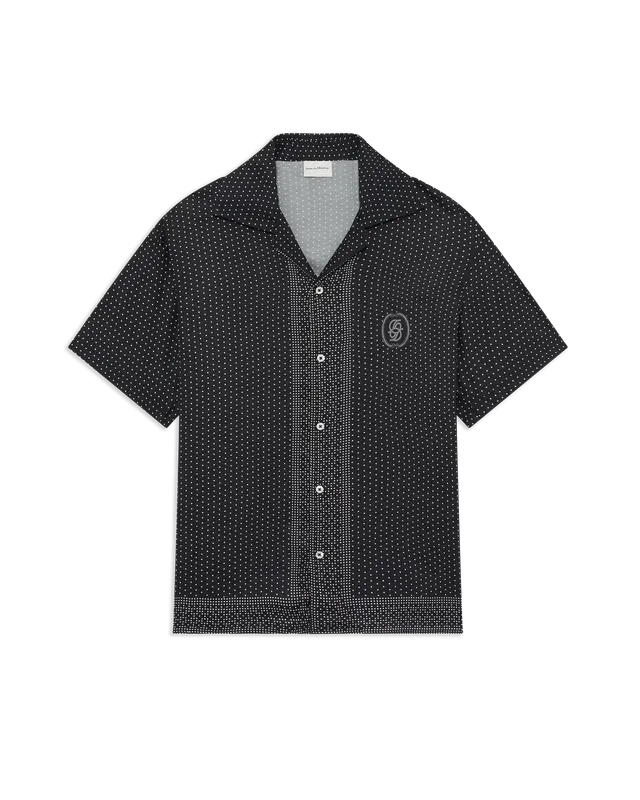 Drôle De Monsieur Notcha Short Sleeve Shirt Dots schwarz