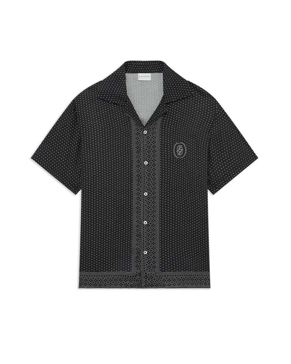 Drôle De Monsieur Notcha Short Sleeve Shirt Dots schwarz
