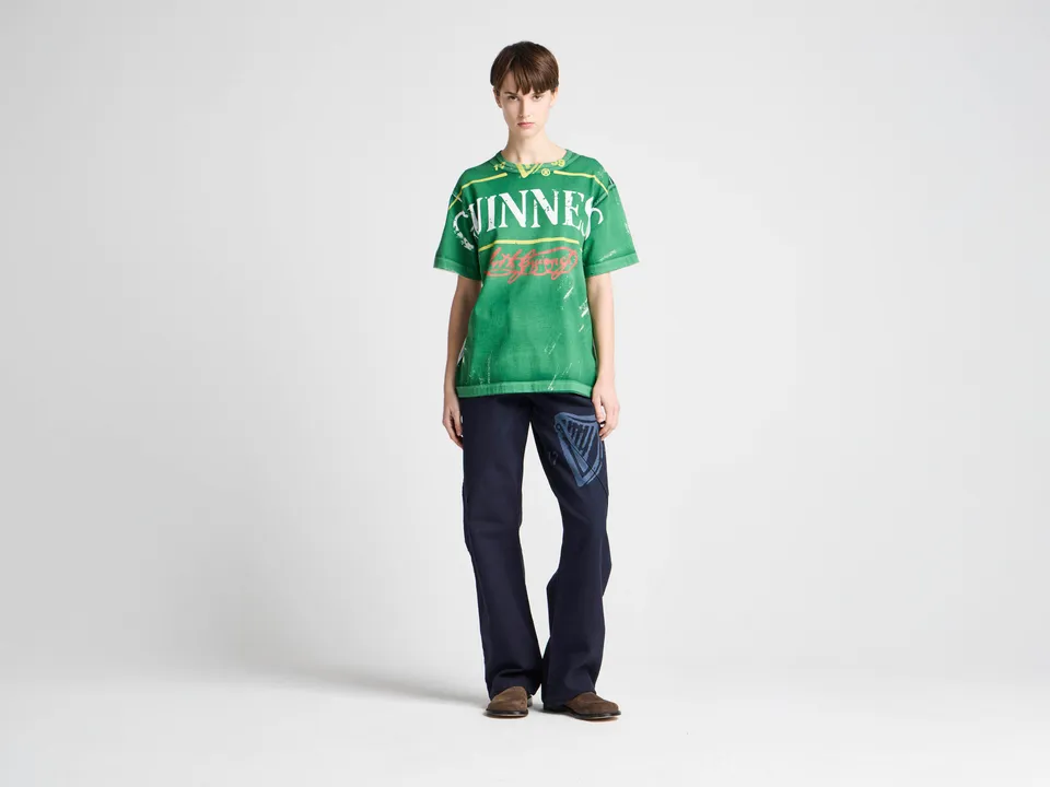 J.W.Anderson x Guinness Bottle Top T-Shirt Grün Unisex