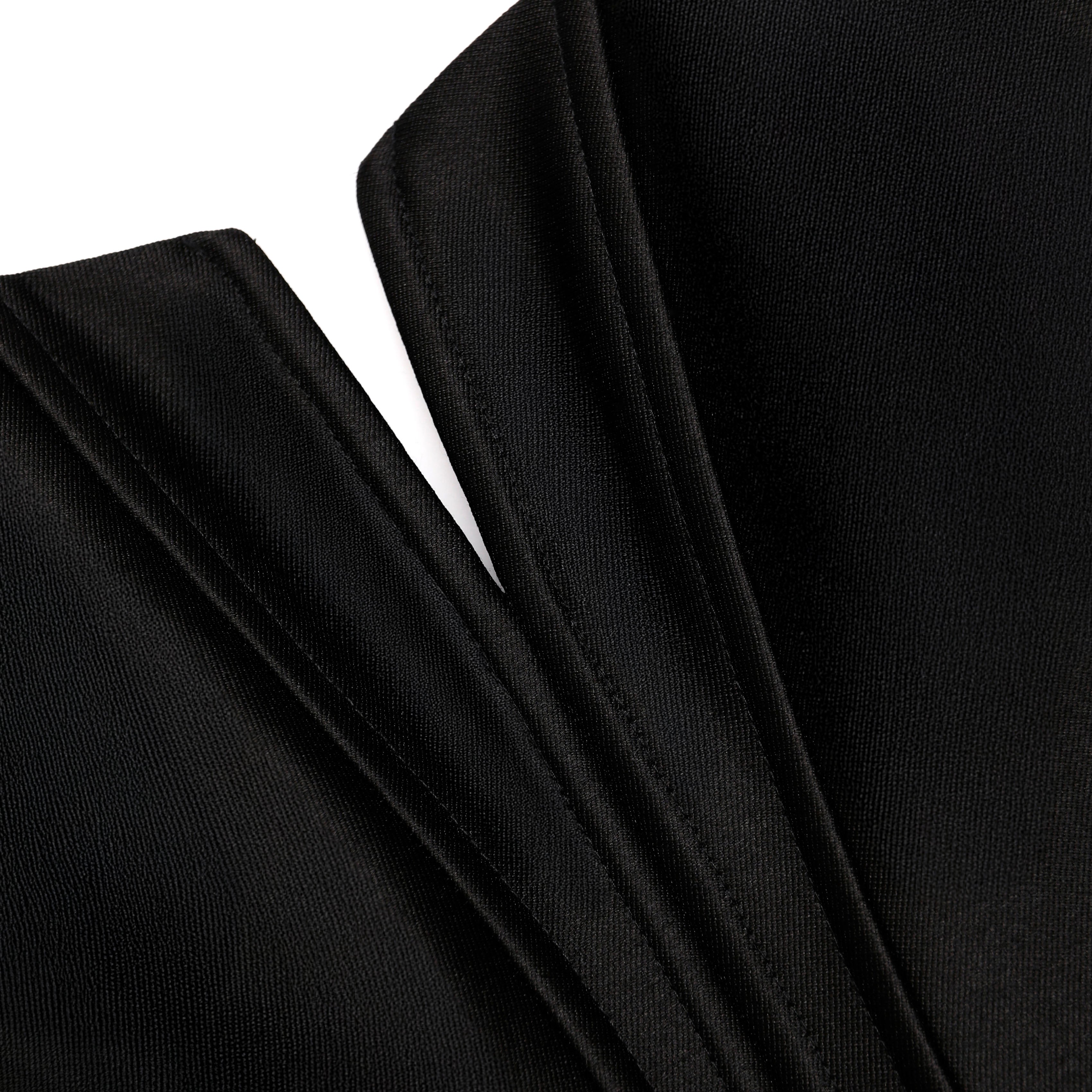 Self Portrait Black Taffeta Corset Top Schwarz Taft UK 4-16