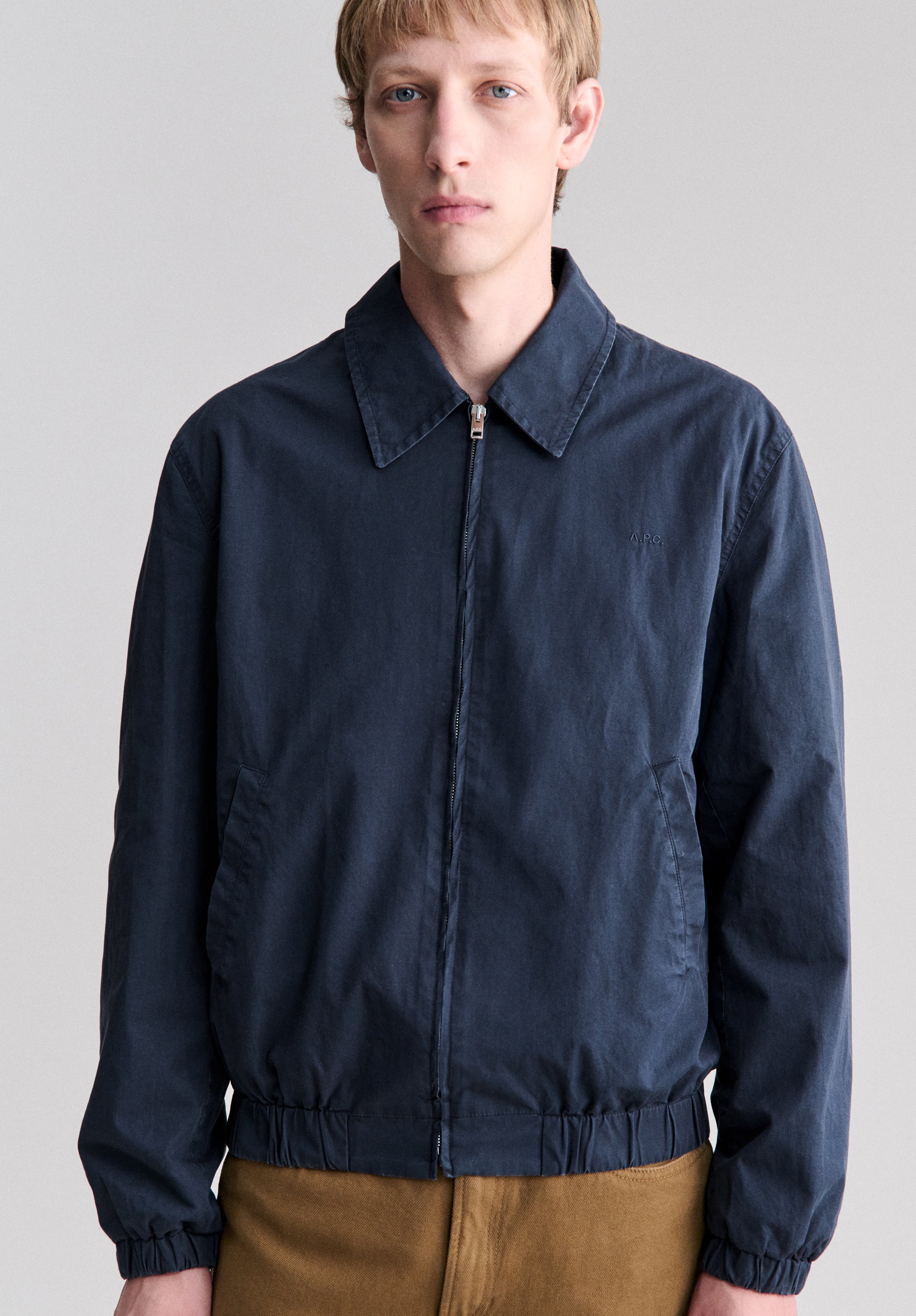 A.P.C. Baumwolljacke Marineblau Leicht Bio-Baumwolle Gr. M