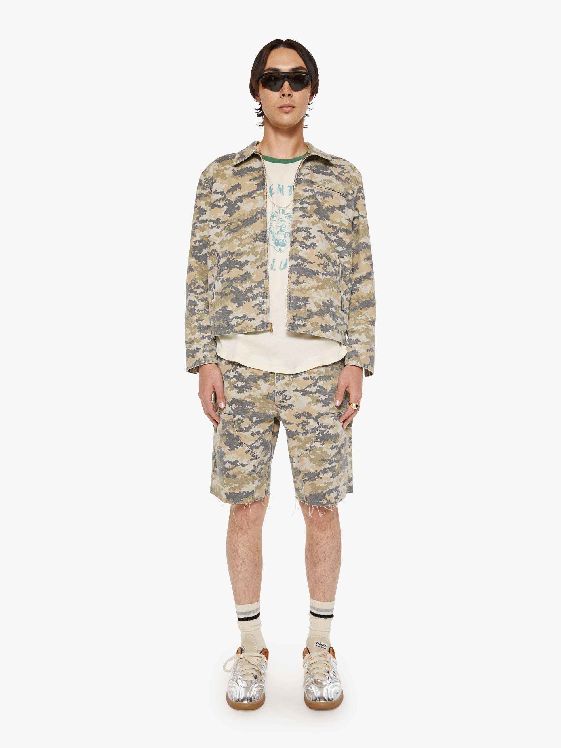Mother No Reception Jacke What The Duck Camo Baumwolle