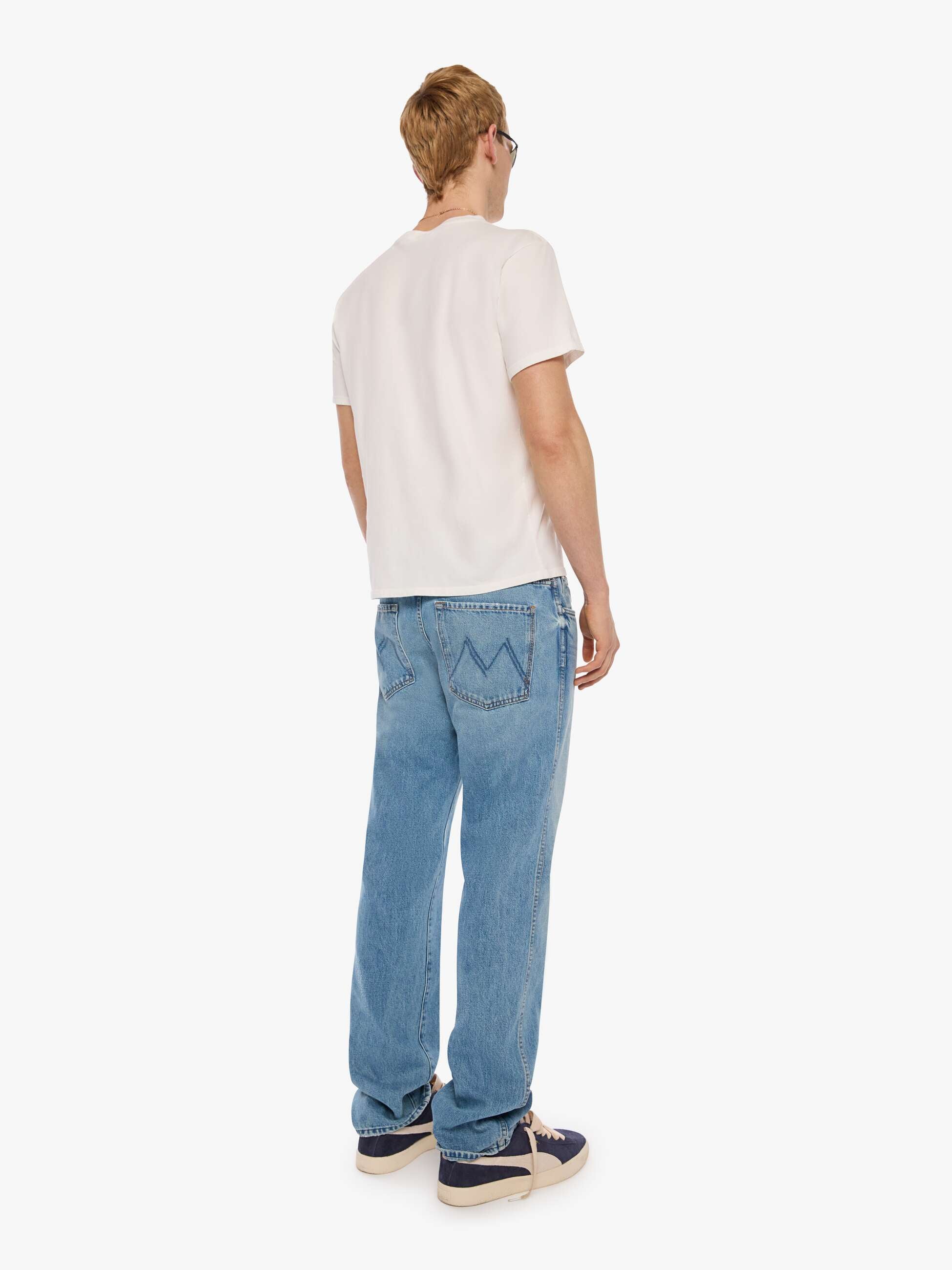 Mother The Bronco Last Man Standing Jeans Hellblau Straight