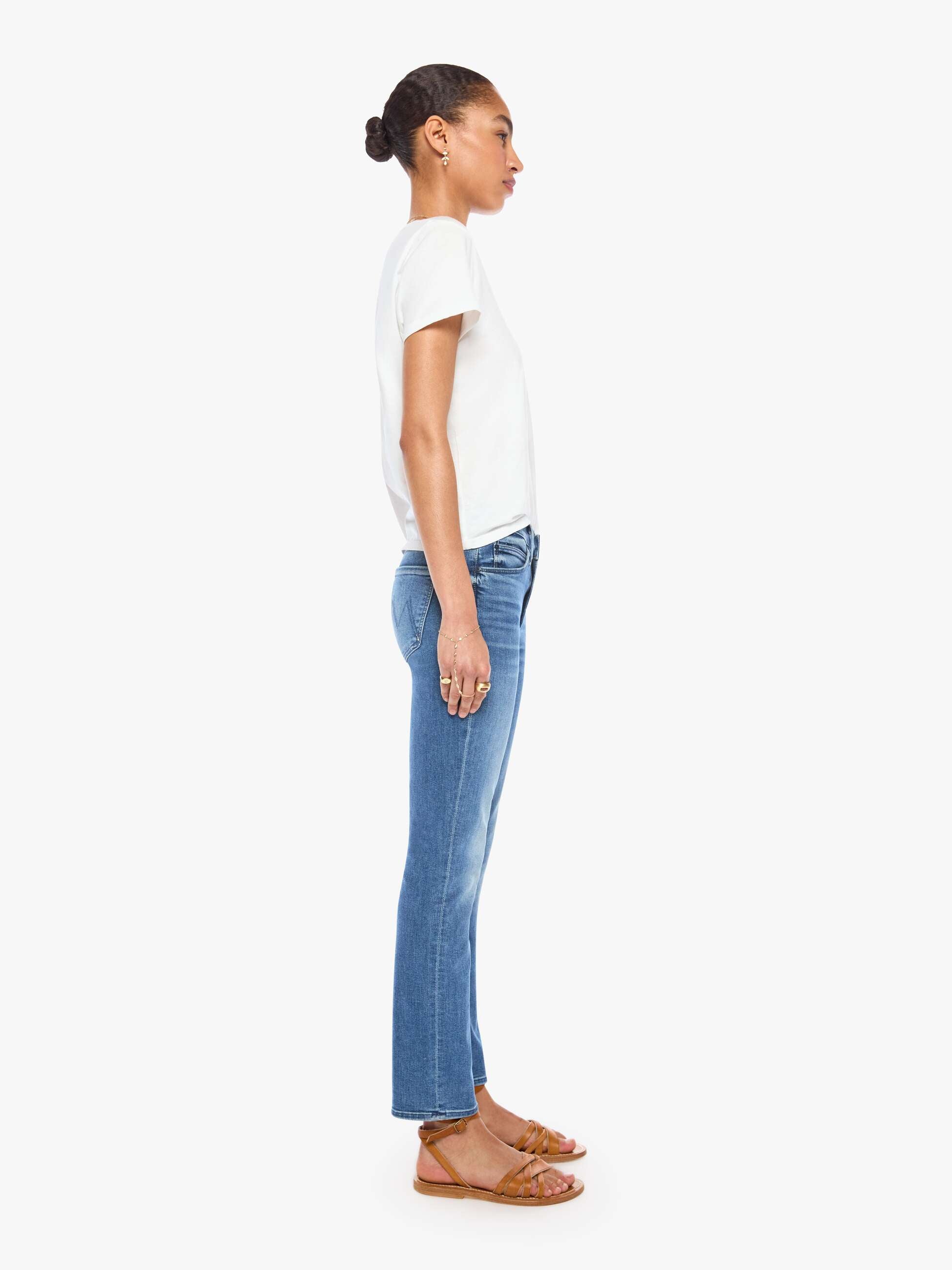 Mother Denim The Mid Rise Dazzler Ankle Jeans Animals