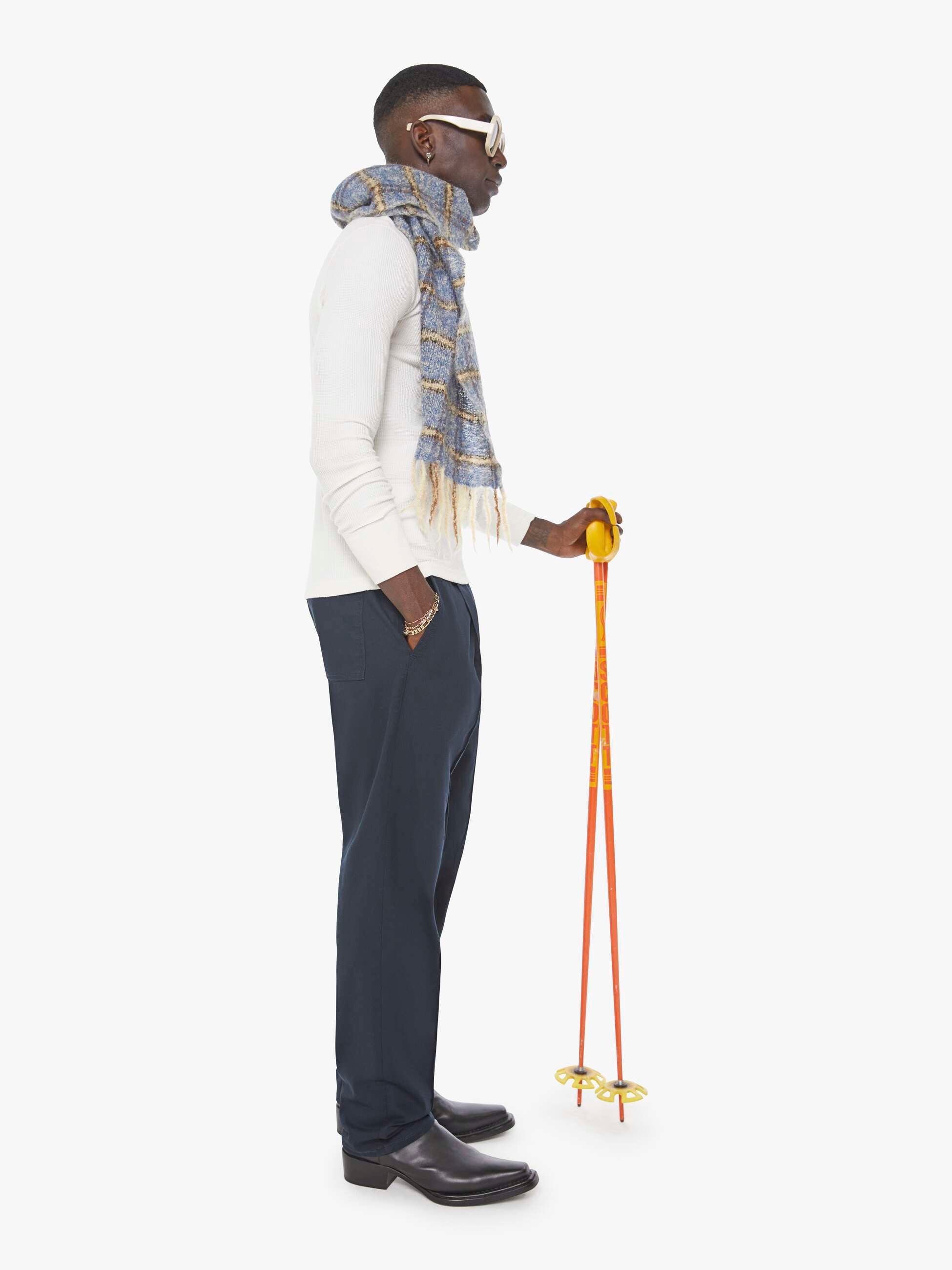 MOTHER The Ripper Herrenjeans Navy Loose Mid Rise