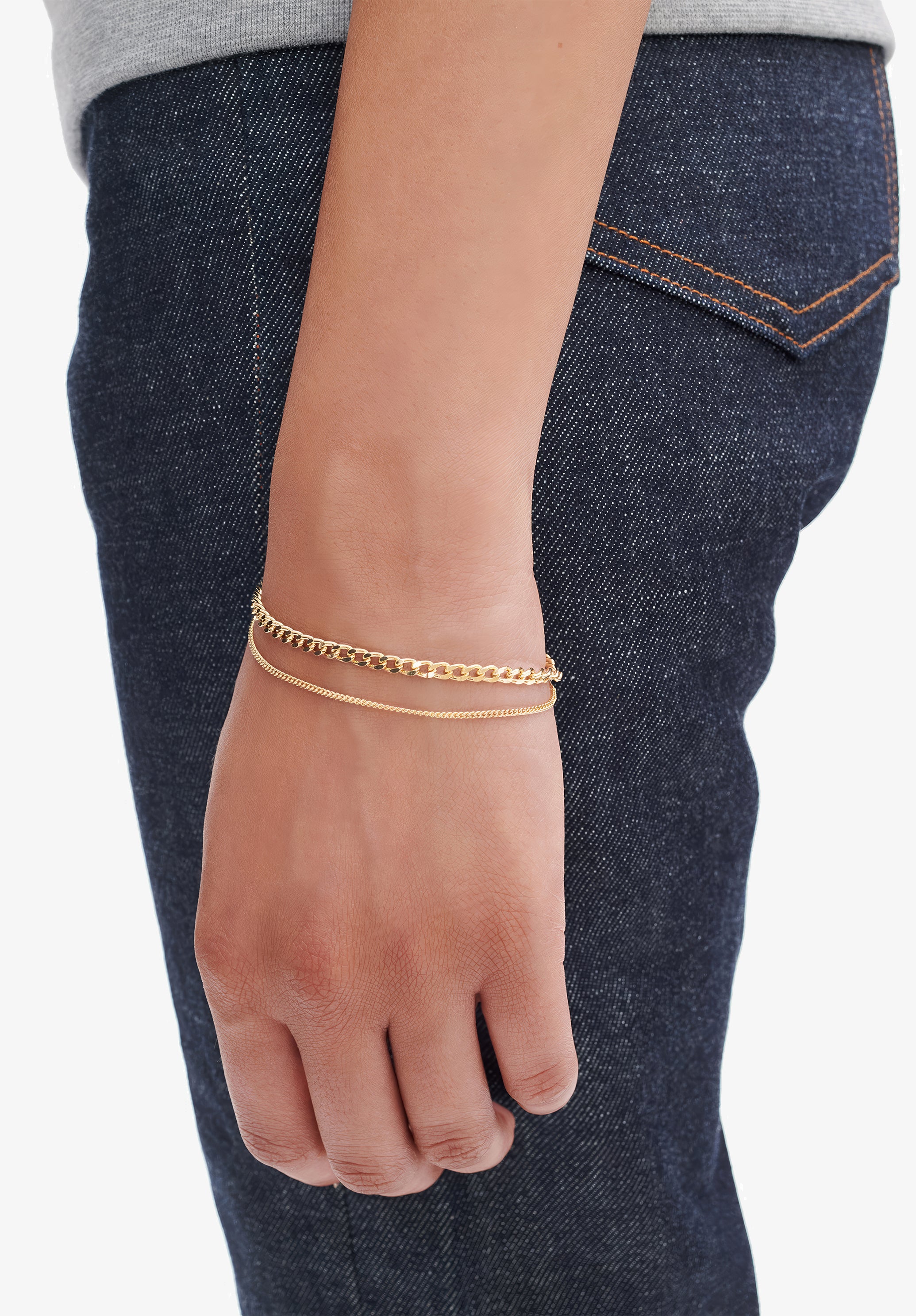 A.P.C. Armband Minimal T2 Messing Unisex